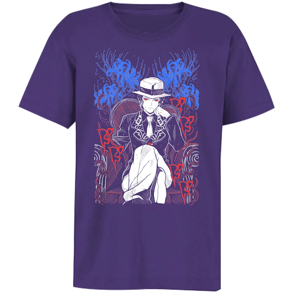 Playera Demon Slayer Muzan para Niño 8