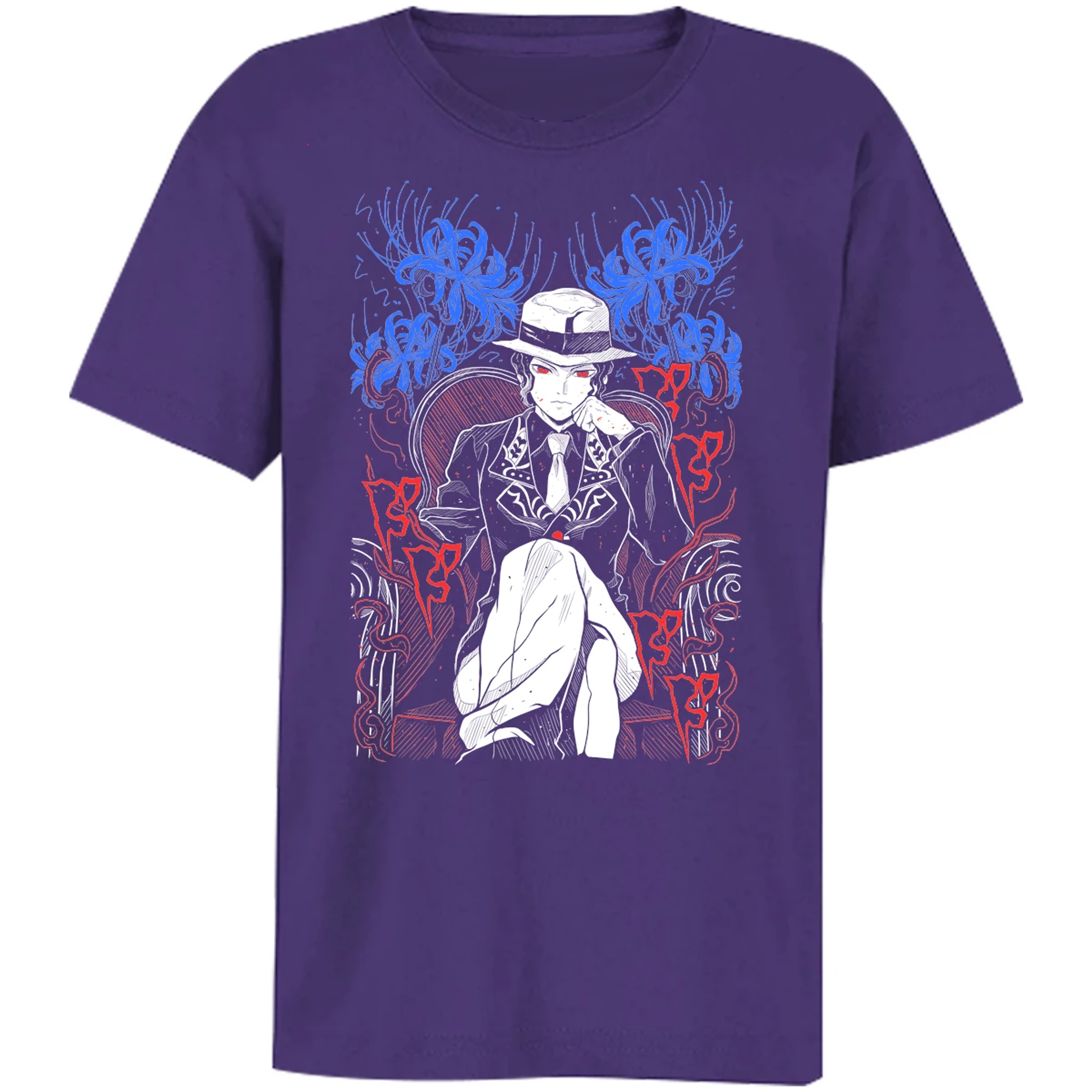 Playera Demon Slayer Muzan para Niño 8