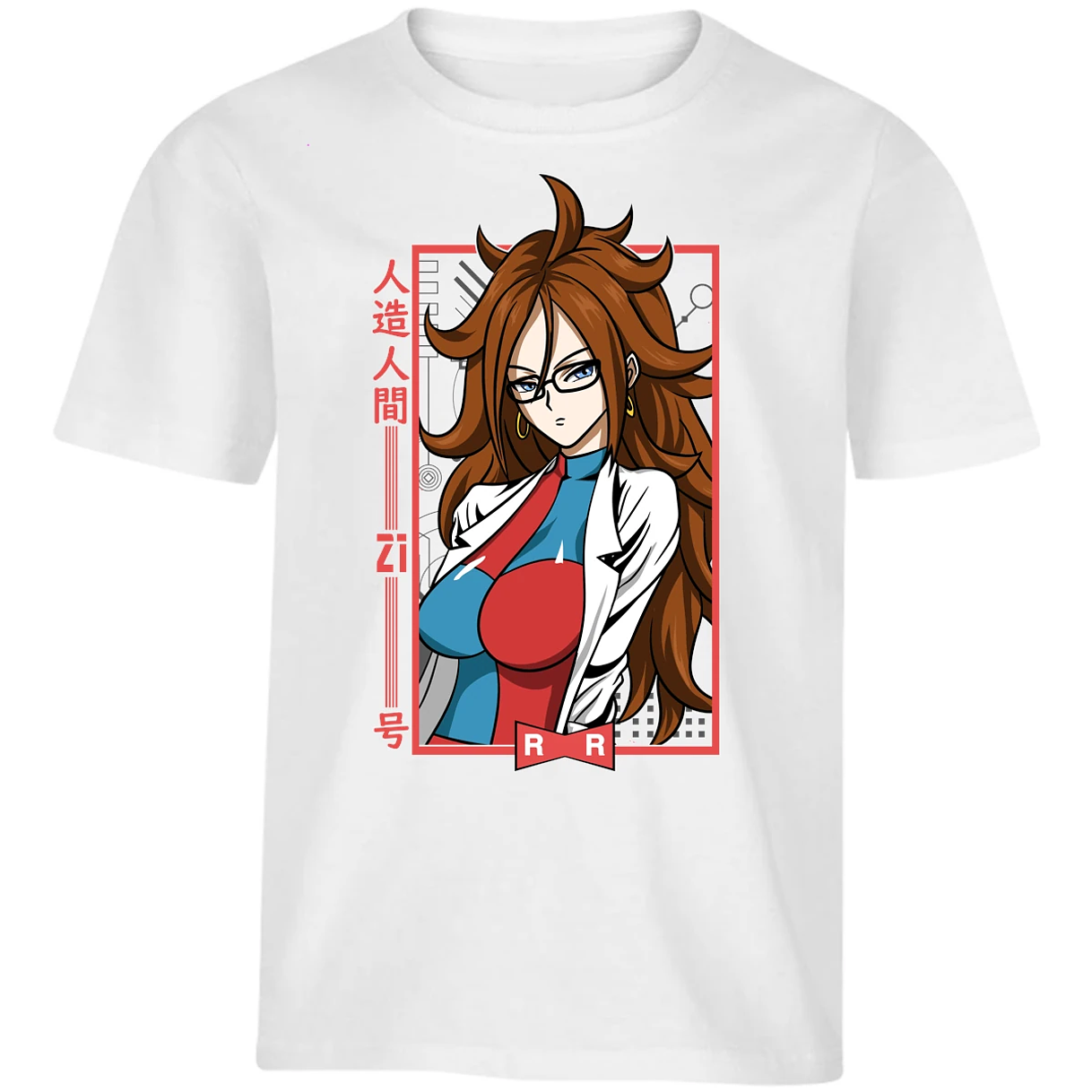 Playera Dragon Ball Anime Androide 21 para Niño 15