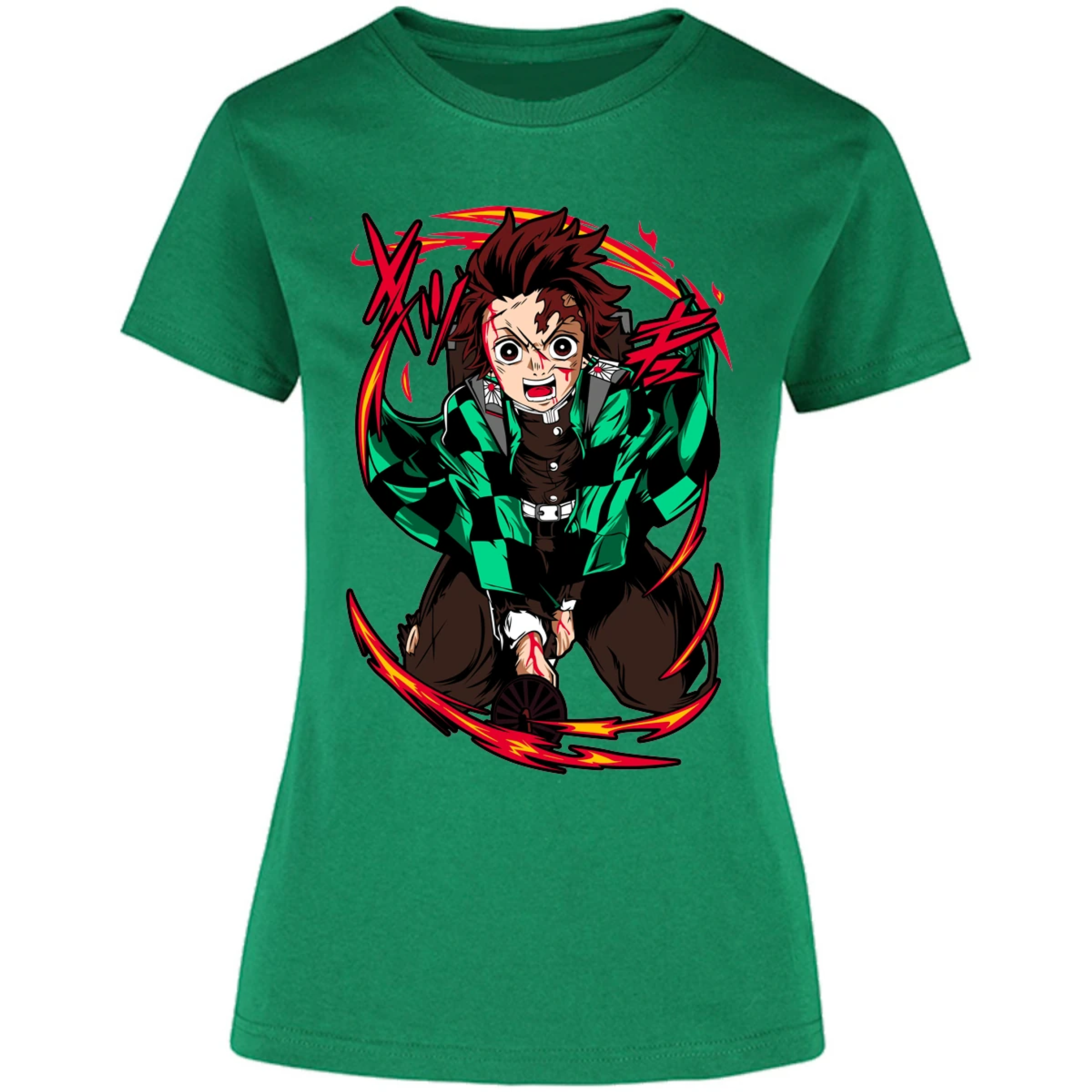 Blusa Demon Slayer Tanjiro Anime Blusa para Mujer 18