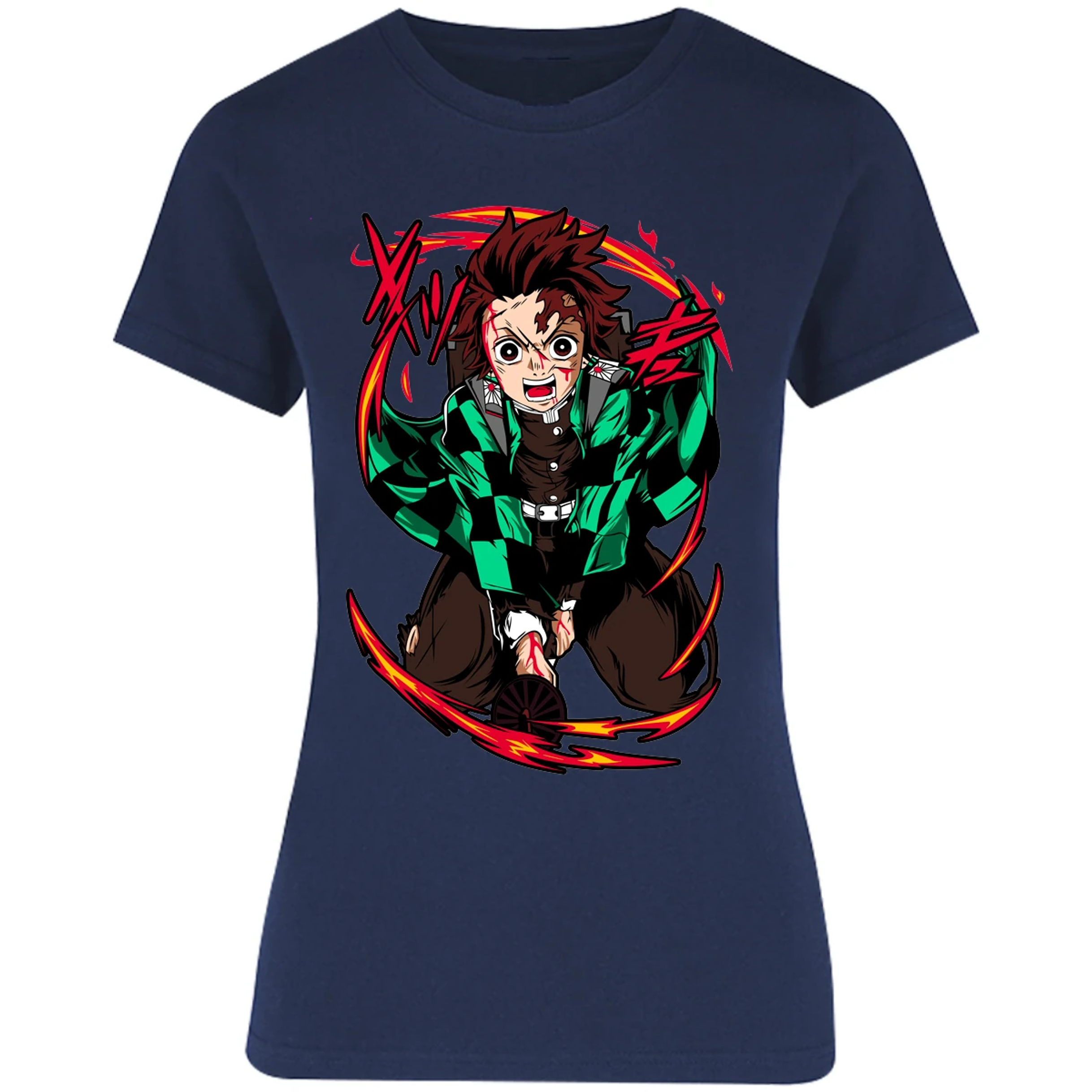 Blusa Demon Slayer Tanjiro Anime Blusa para Mujer 6