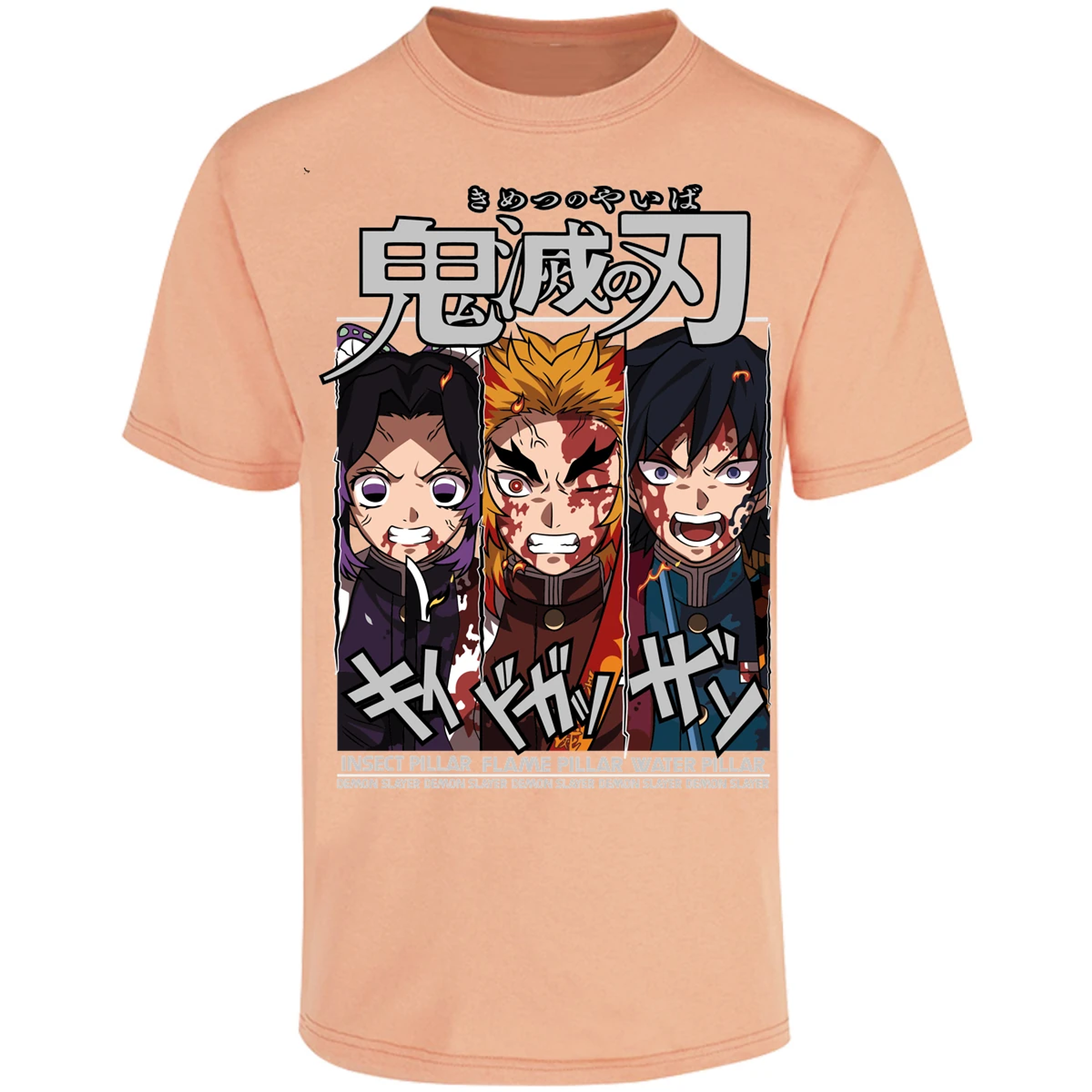Playera Demon Slayer Shinobu Tomioka Rengoku para Adulto 26