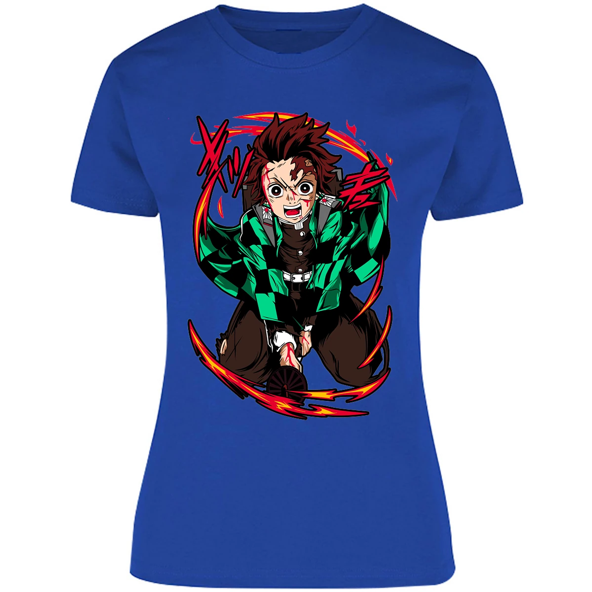 Blusa Demon Slayer Tanjiro Anime Blusa para Mujer 11