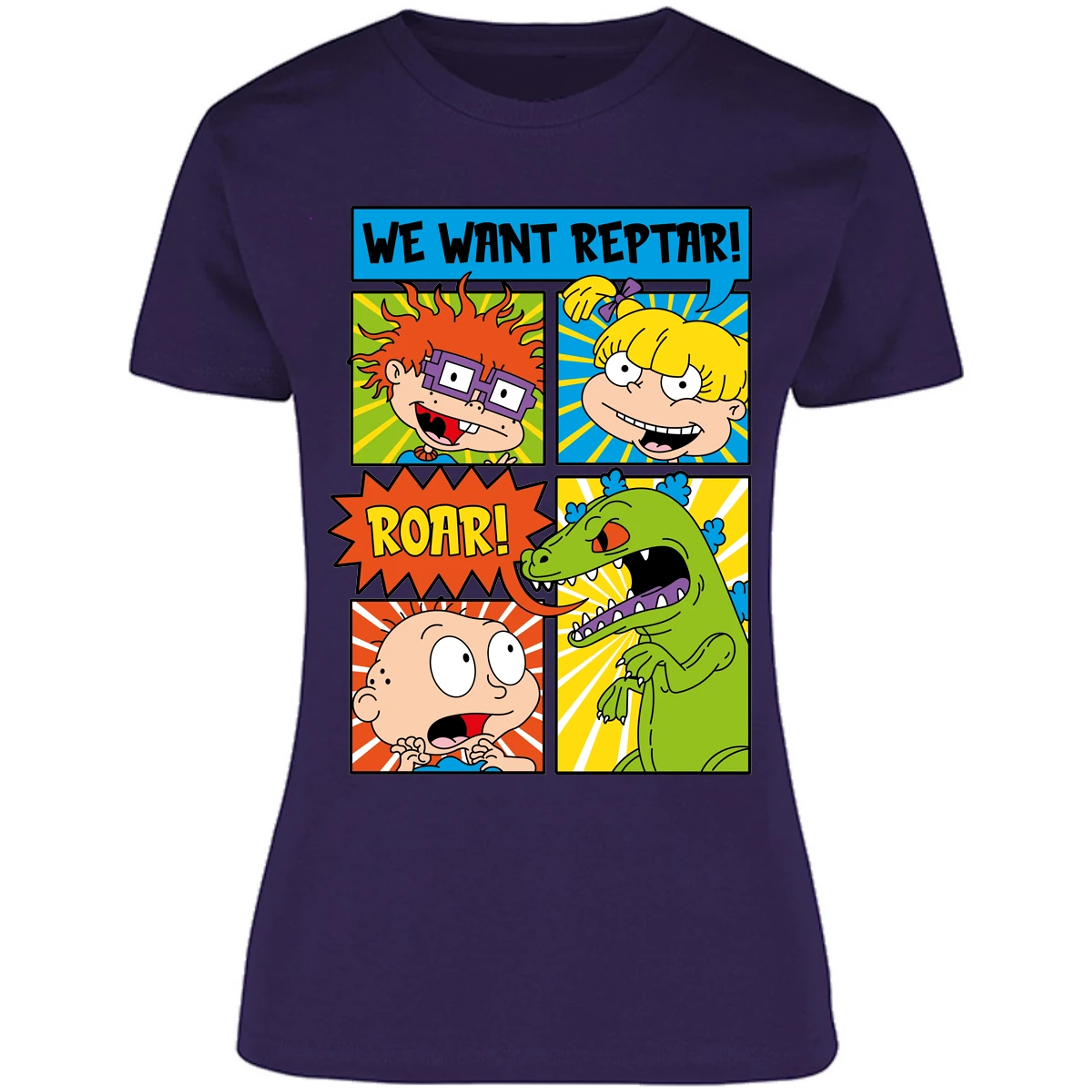 Blusa Es De Series Y Peliculas We Want Reptar Rugrats Blusa para Mujer 6