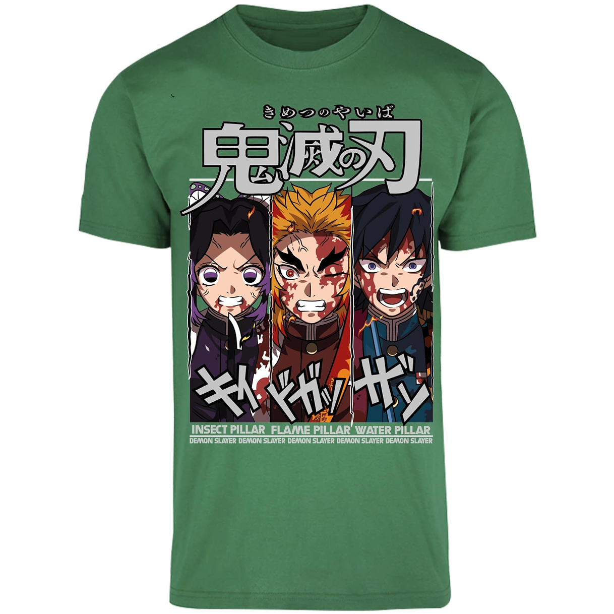 Playera Demon Slayer Shinobu Tomioka Rengoku para Adulto 15