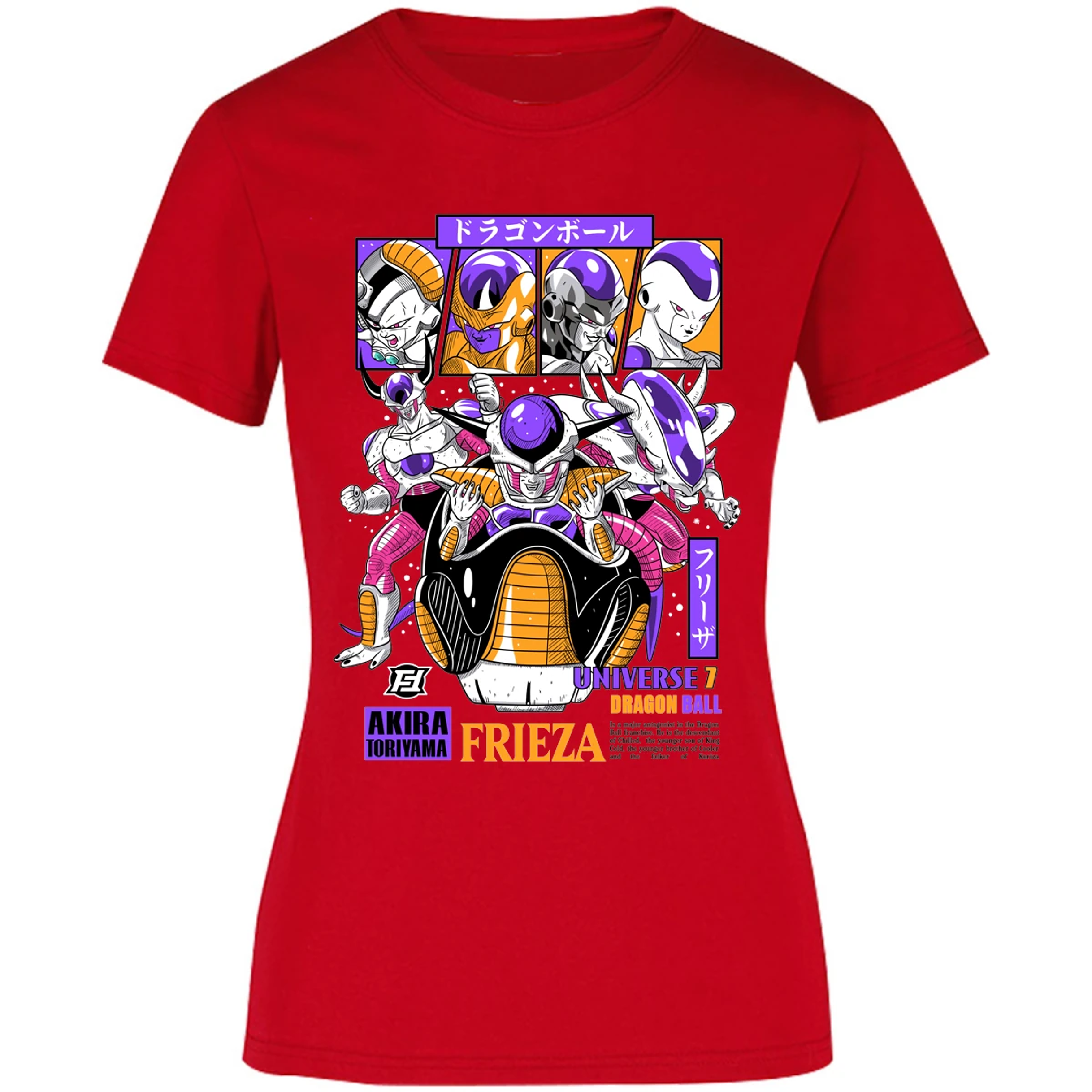 Blusa Dragon Ball Freezer Blusa para Mujer 8