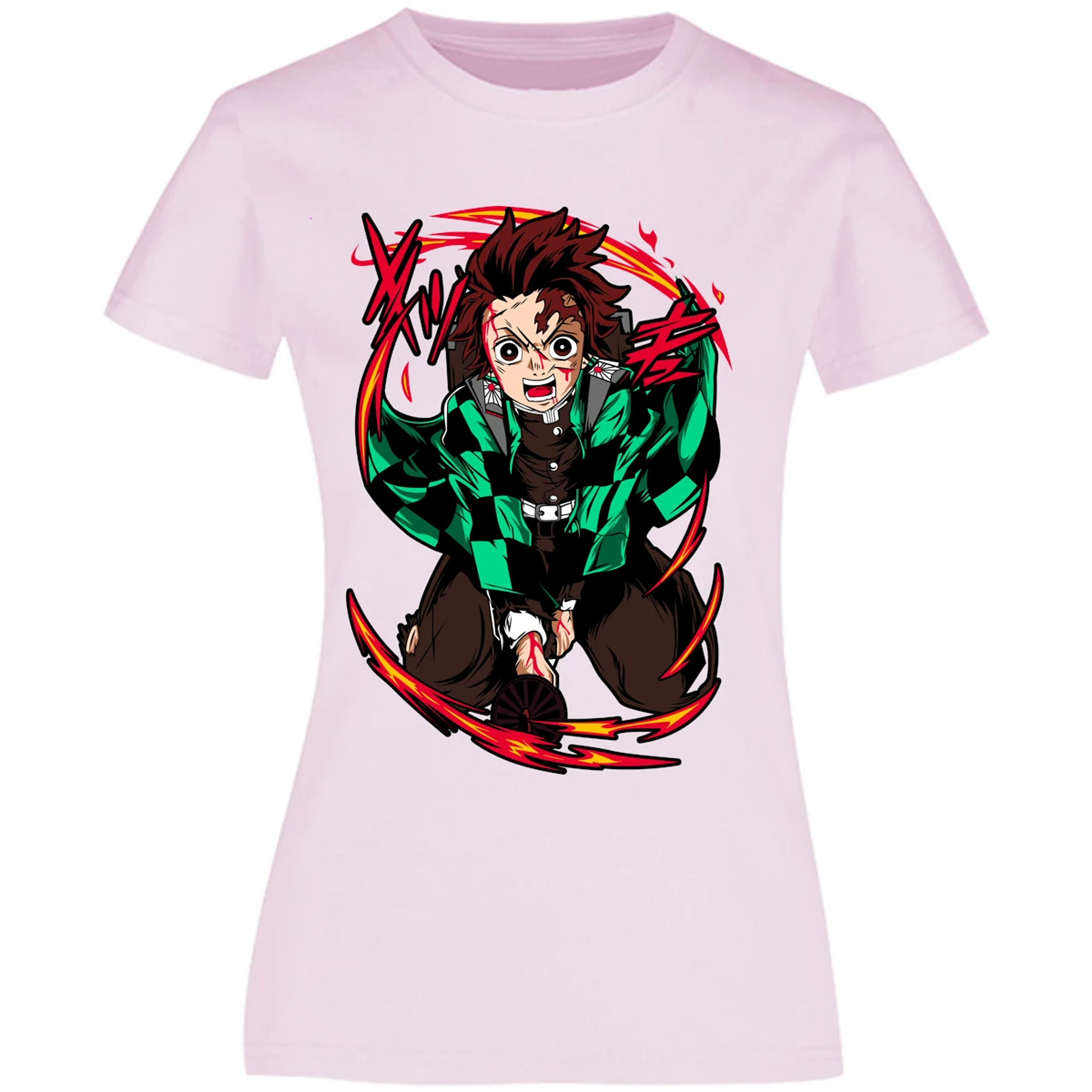 Blusa Demon Slayer Tanjiro Anime Blusa para Mujer 1