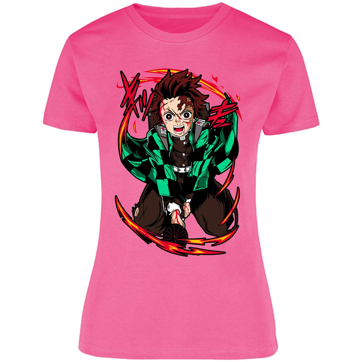 Blusa Demon Slayer Tanjiro Anime Blusa para Mujer 9