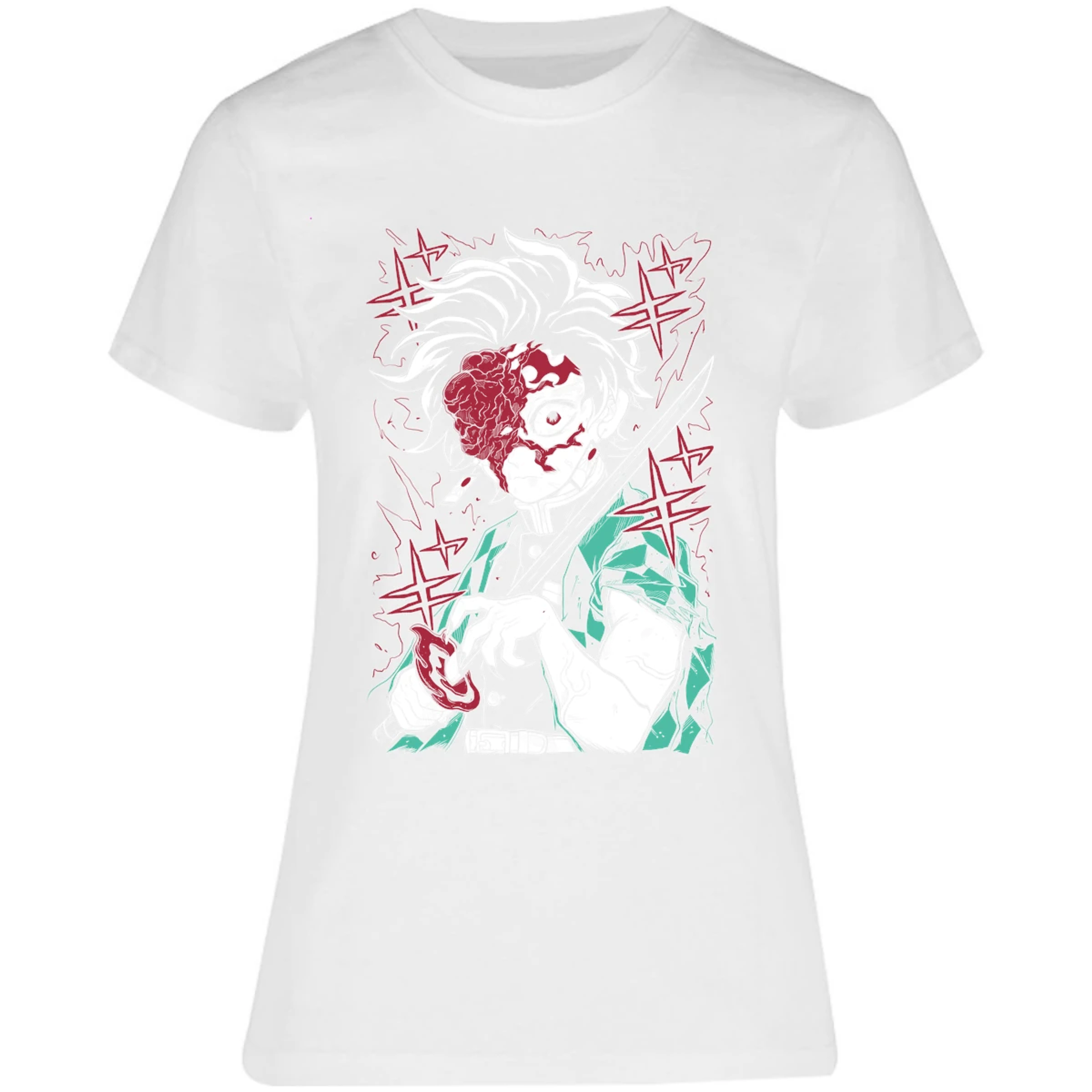 Blusa Demon Slayer Tanjiro Demon Blusa para Mujer 11