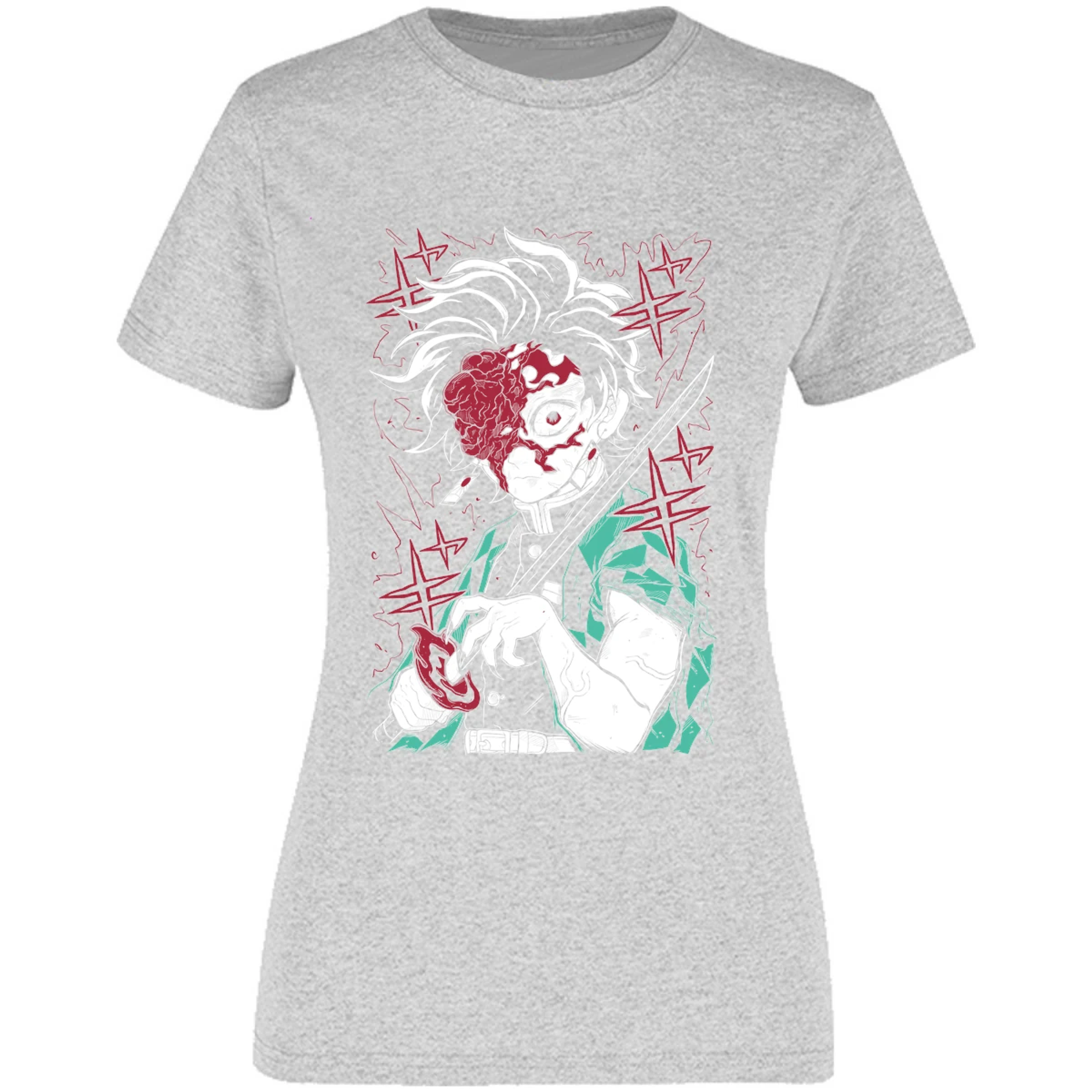 Blusa Demon Slayer Tanjiro Demon Blusa para Mujer 9