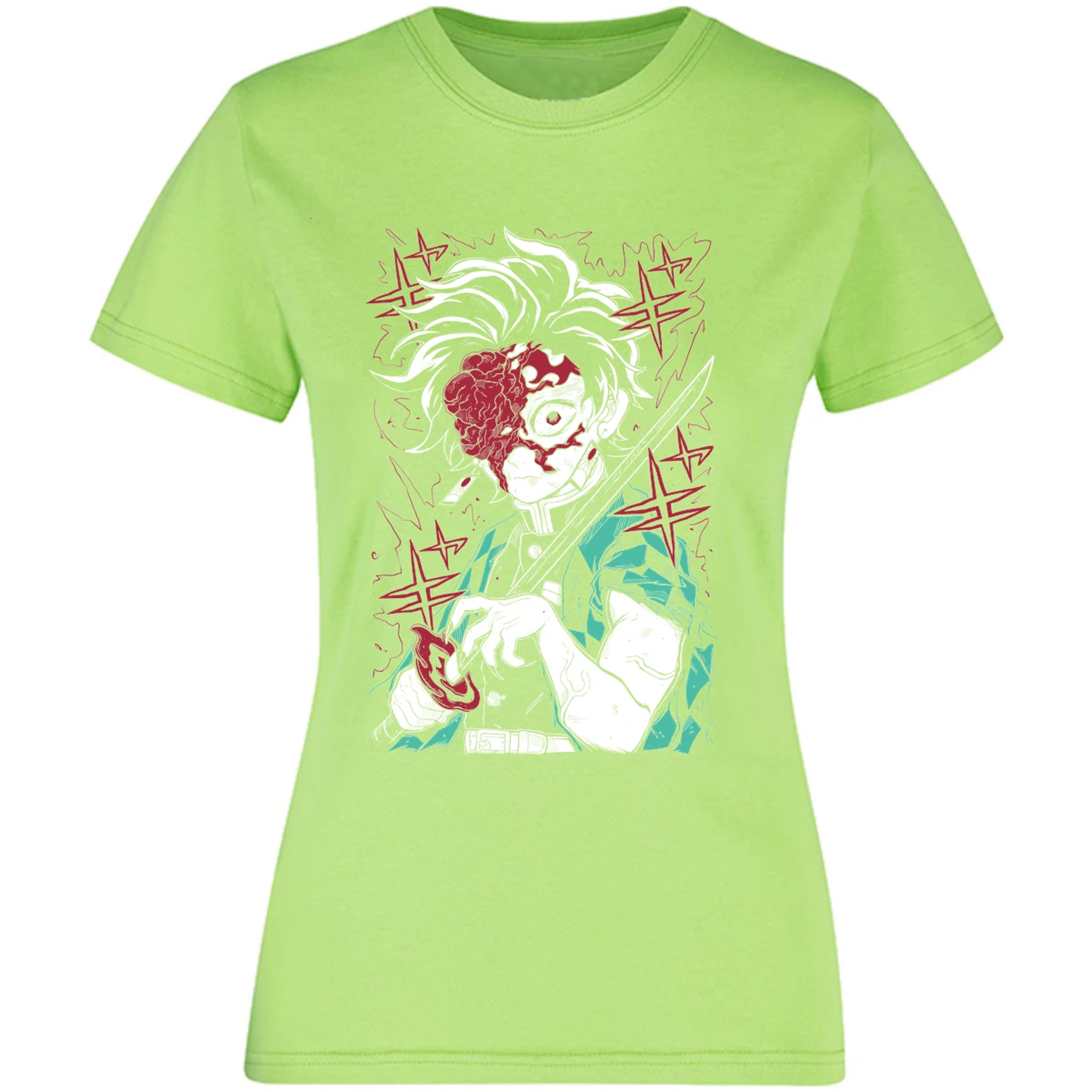 Blusa Demon Slayer Tanjiro Demon Blusa para Mujer 18