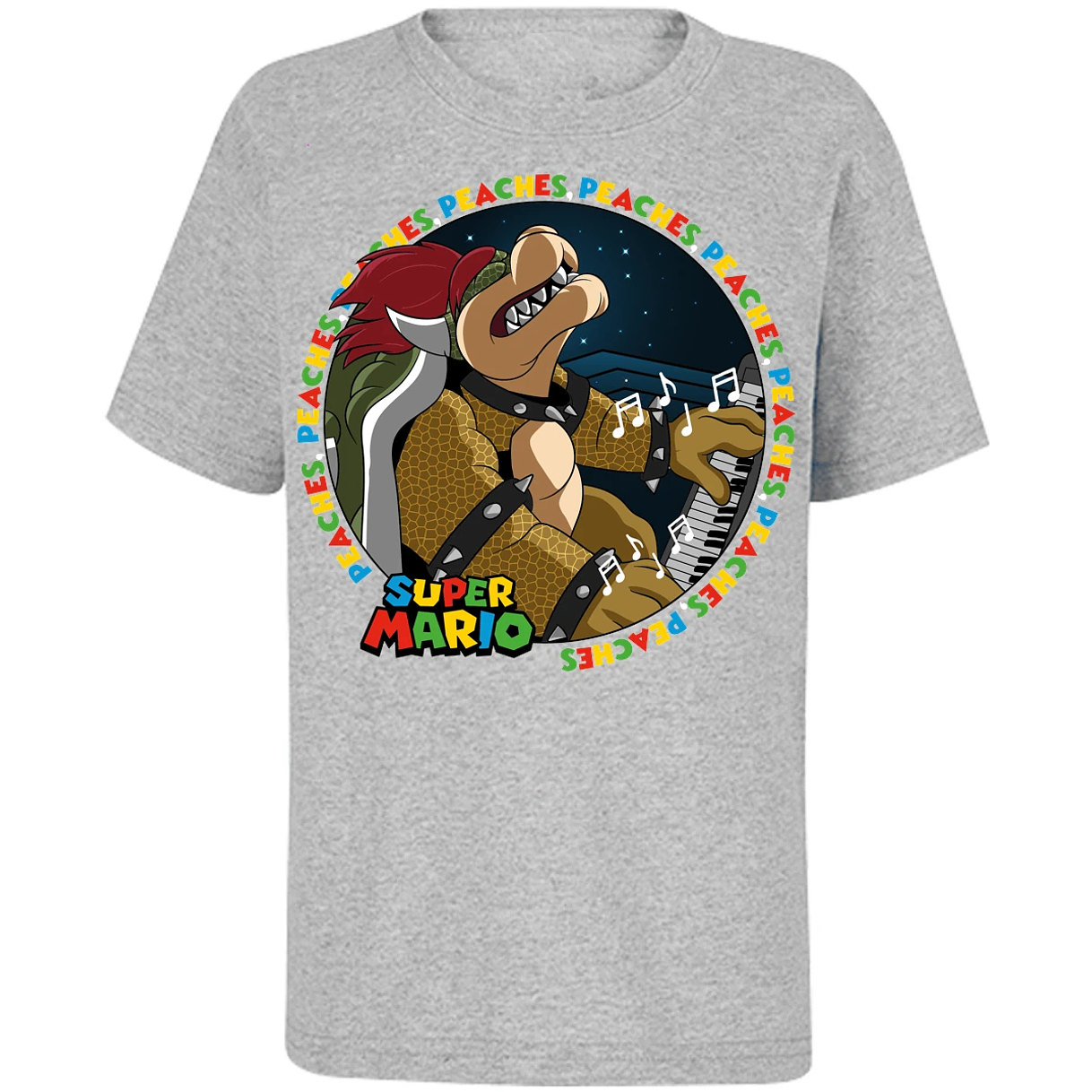 Playera Es De Series Y Peliculas Bowser Peaches para Niño 13