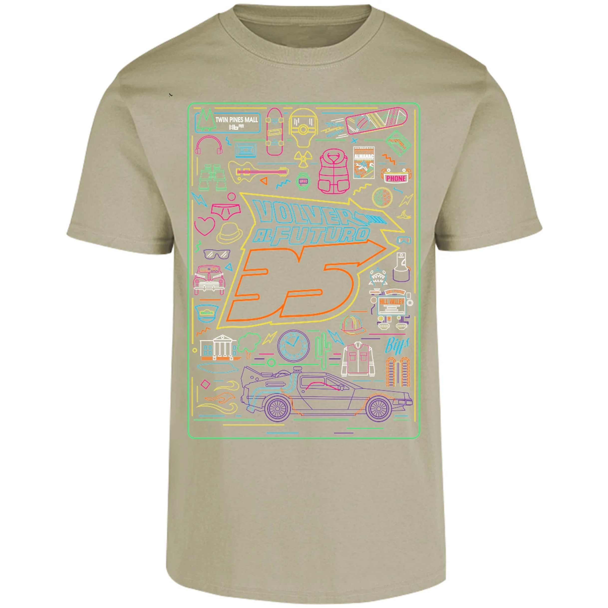 Playera Es De Series Y Peliculas Volver Al Futuro para Adulto 8