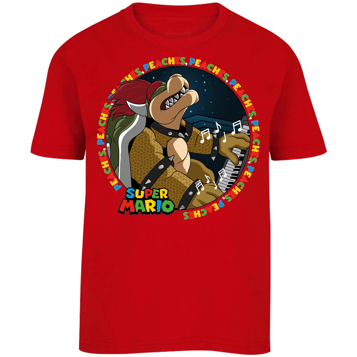 Playera Es De Series Y Peliculas Bowser Peaches para Niño 7