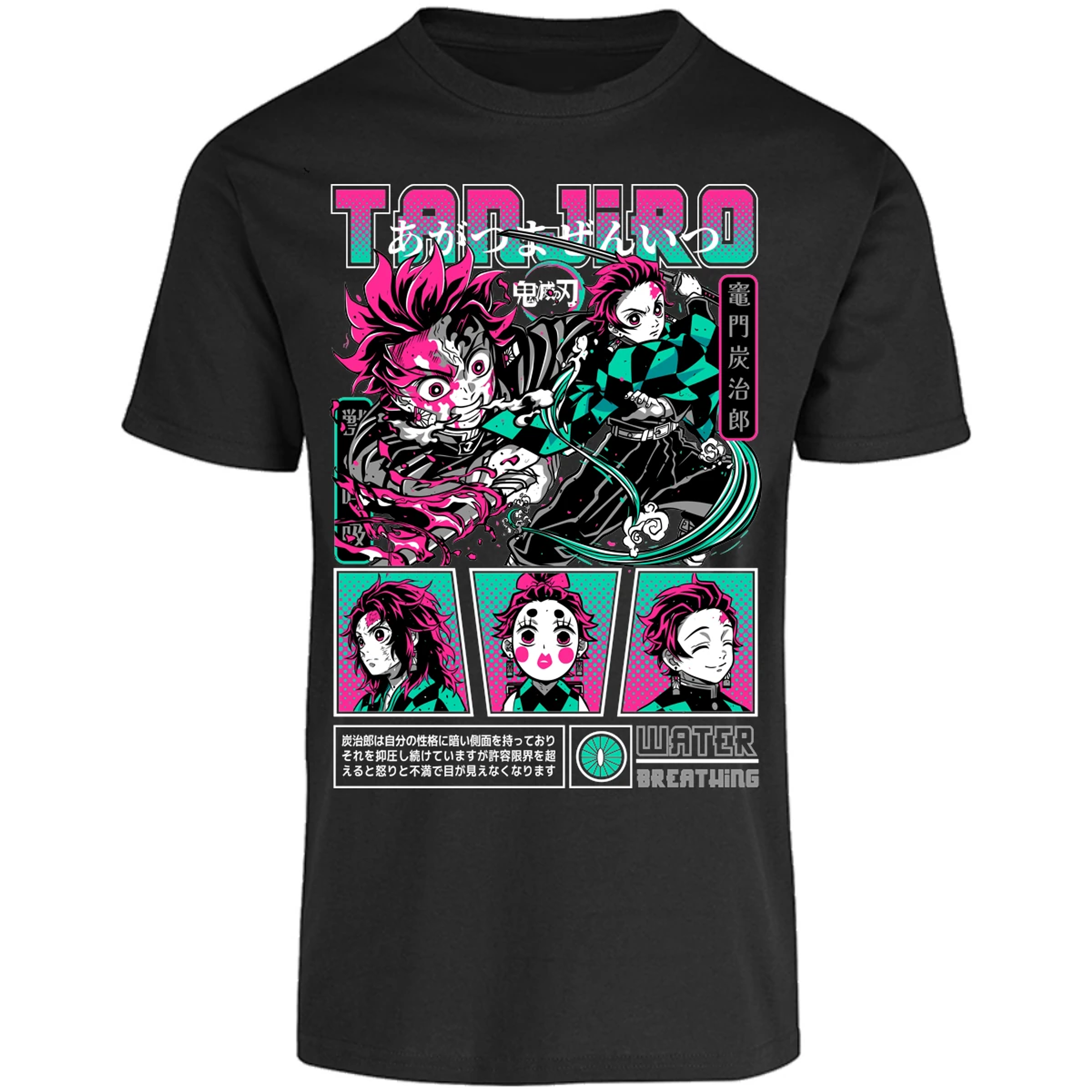 Playera Demon Slayer Tanjiro para Adulto 8