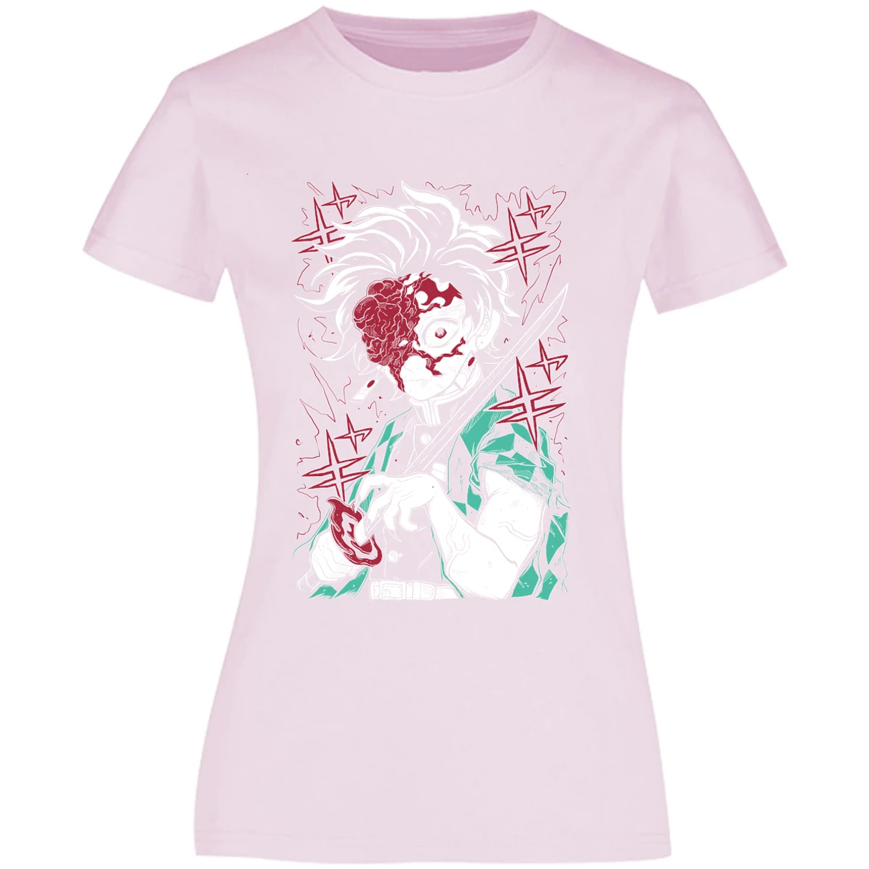 Blusa Demon Slayer Tanjiro Demon Blusa para Mujer 15
