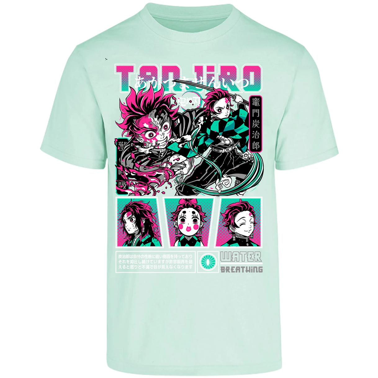 Playera Demon Slayer Tanjiro para Adulto 14