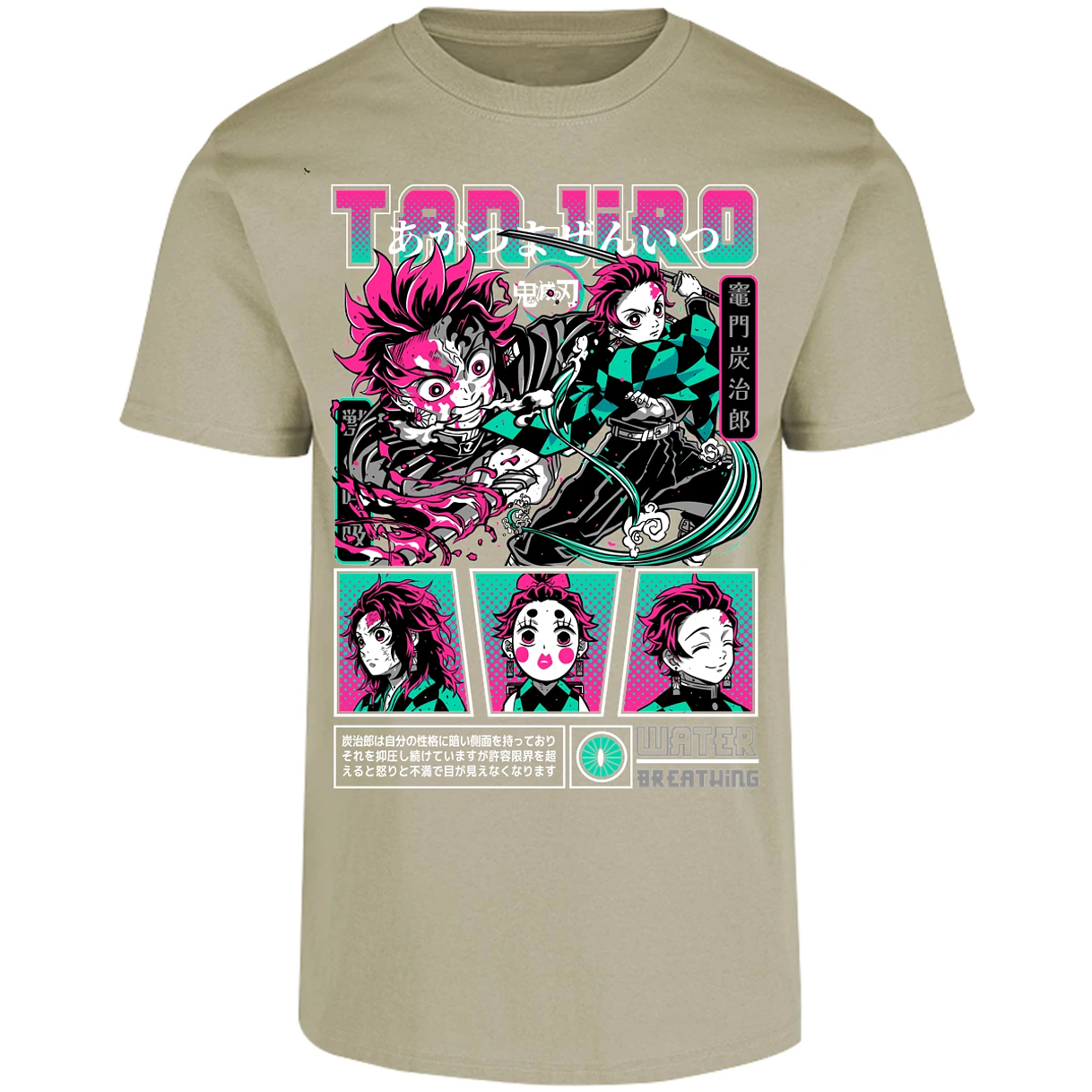 Playera Demon Slayer Tanjiro para Adulto 11