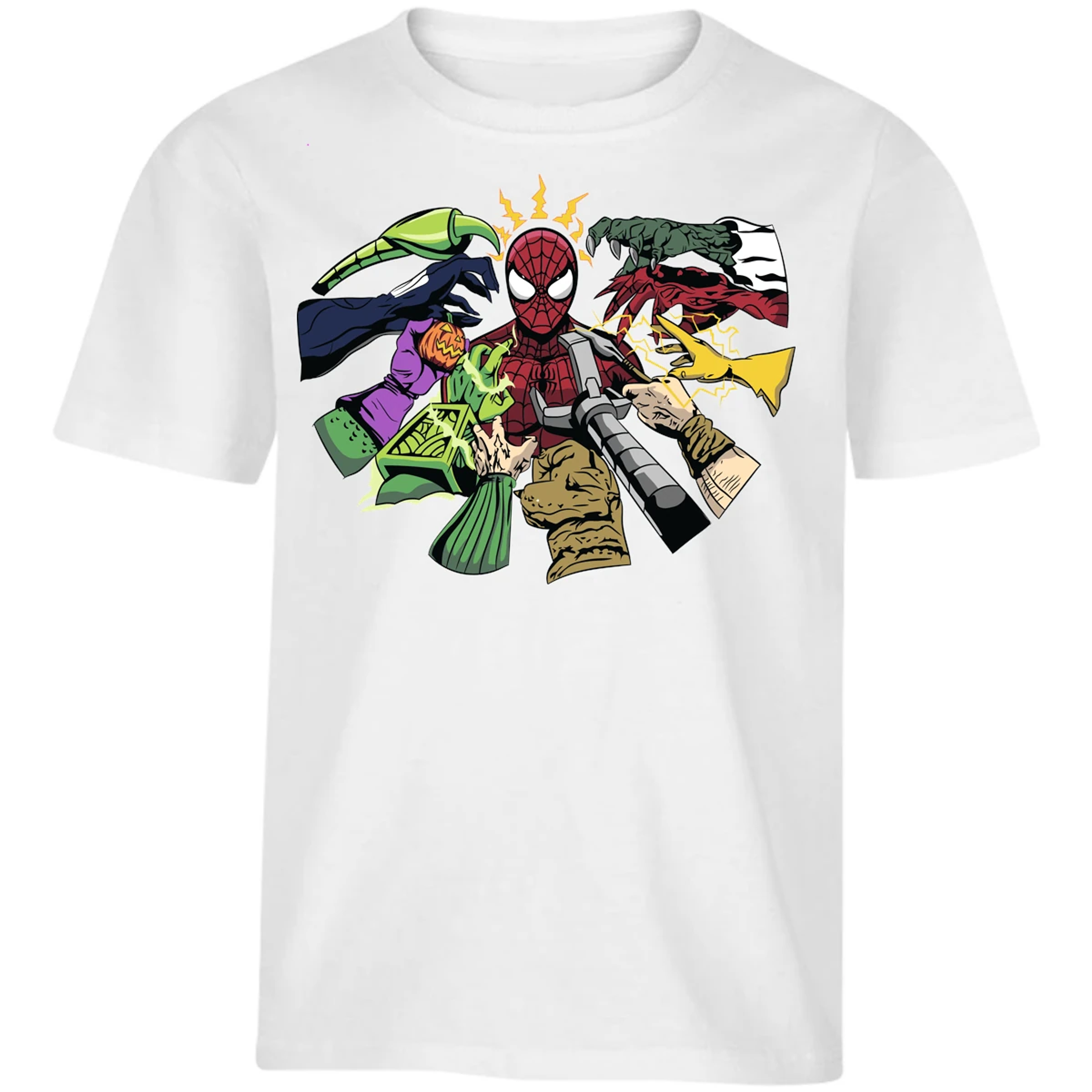 Playera Es De Series Y Peliculas Spiderman Manos Villanas para Niño 3