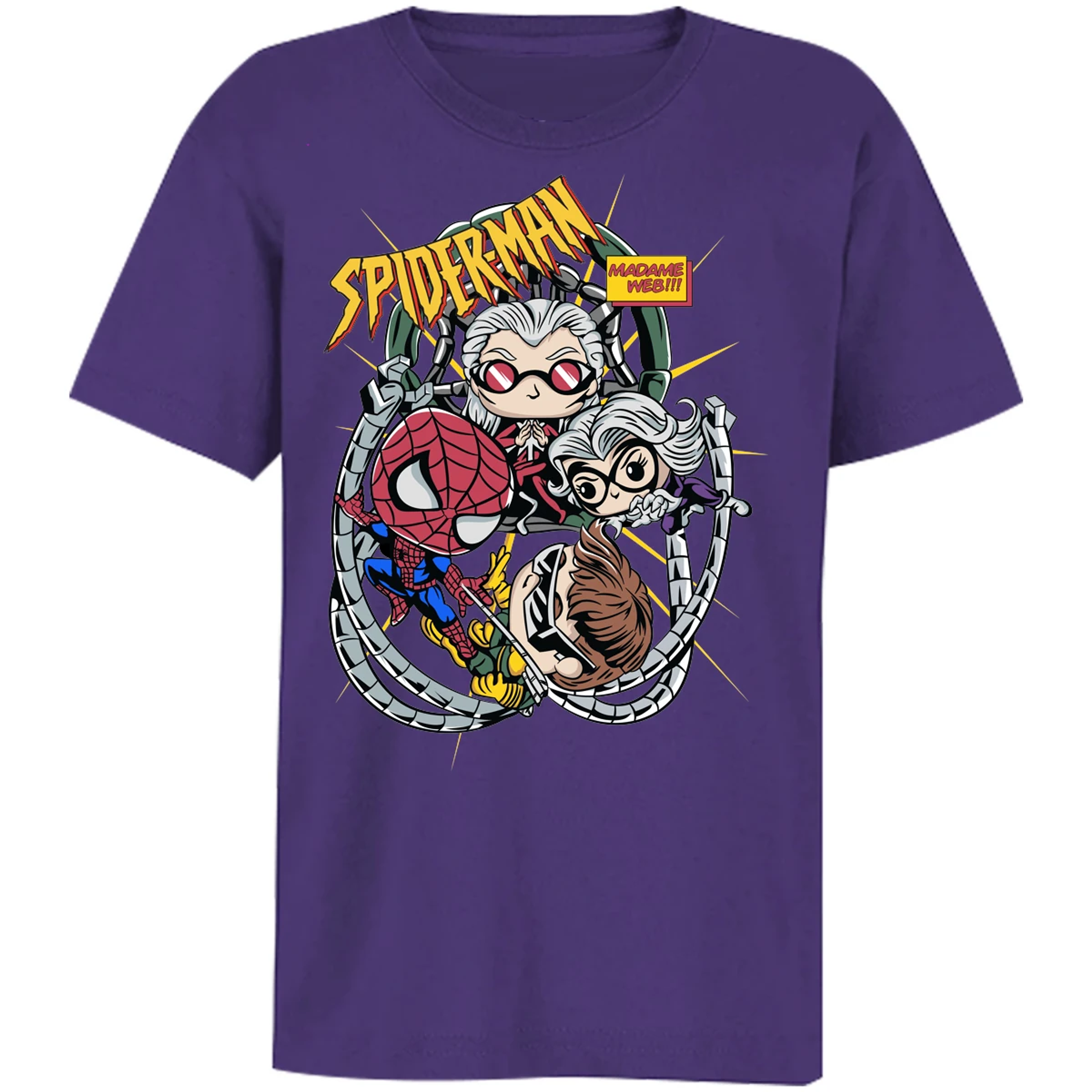Playera Es De Series Y Peliculas Spiderman Madame Web para Niño 13