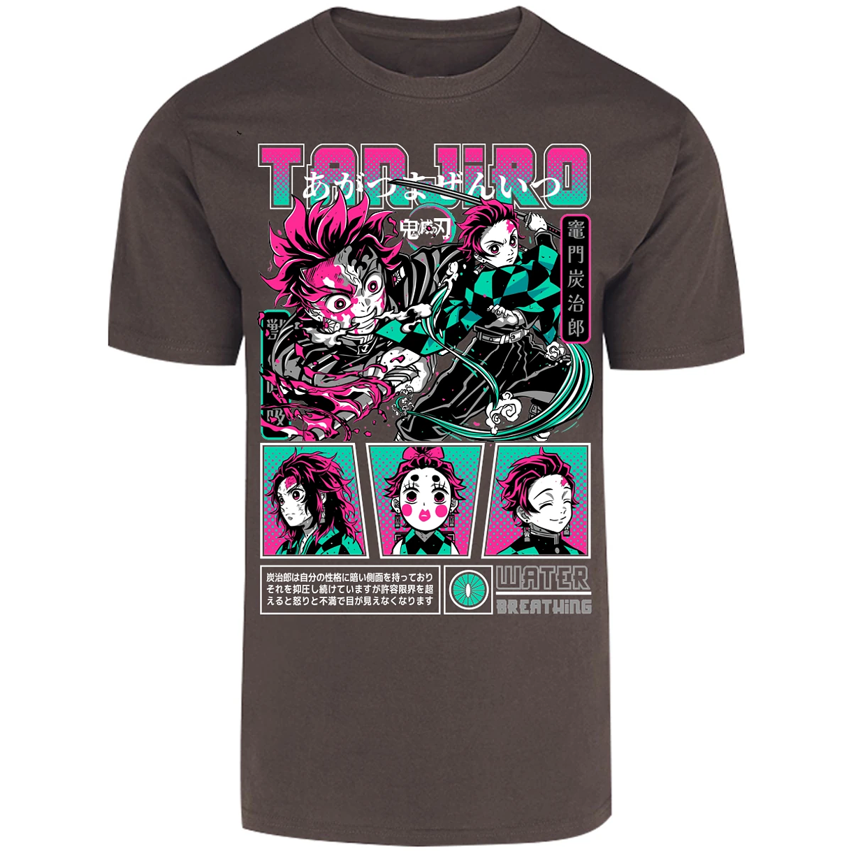 Playera Demon Slayer Tanjiro para Adulto 5
