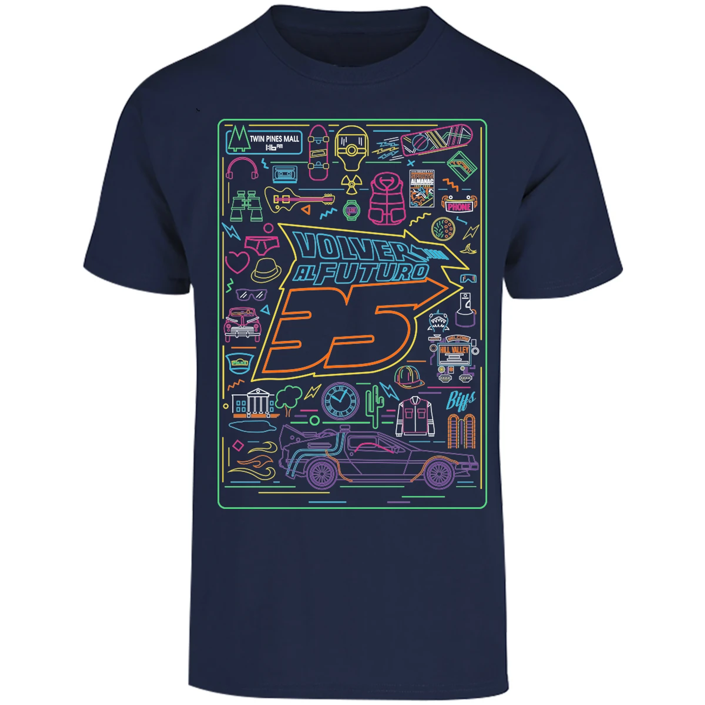 Playera Es De Series Y Peliculas Volver Al Futuro para Adulto 14