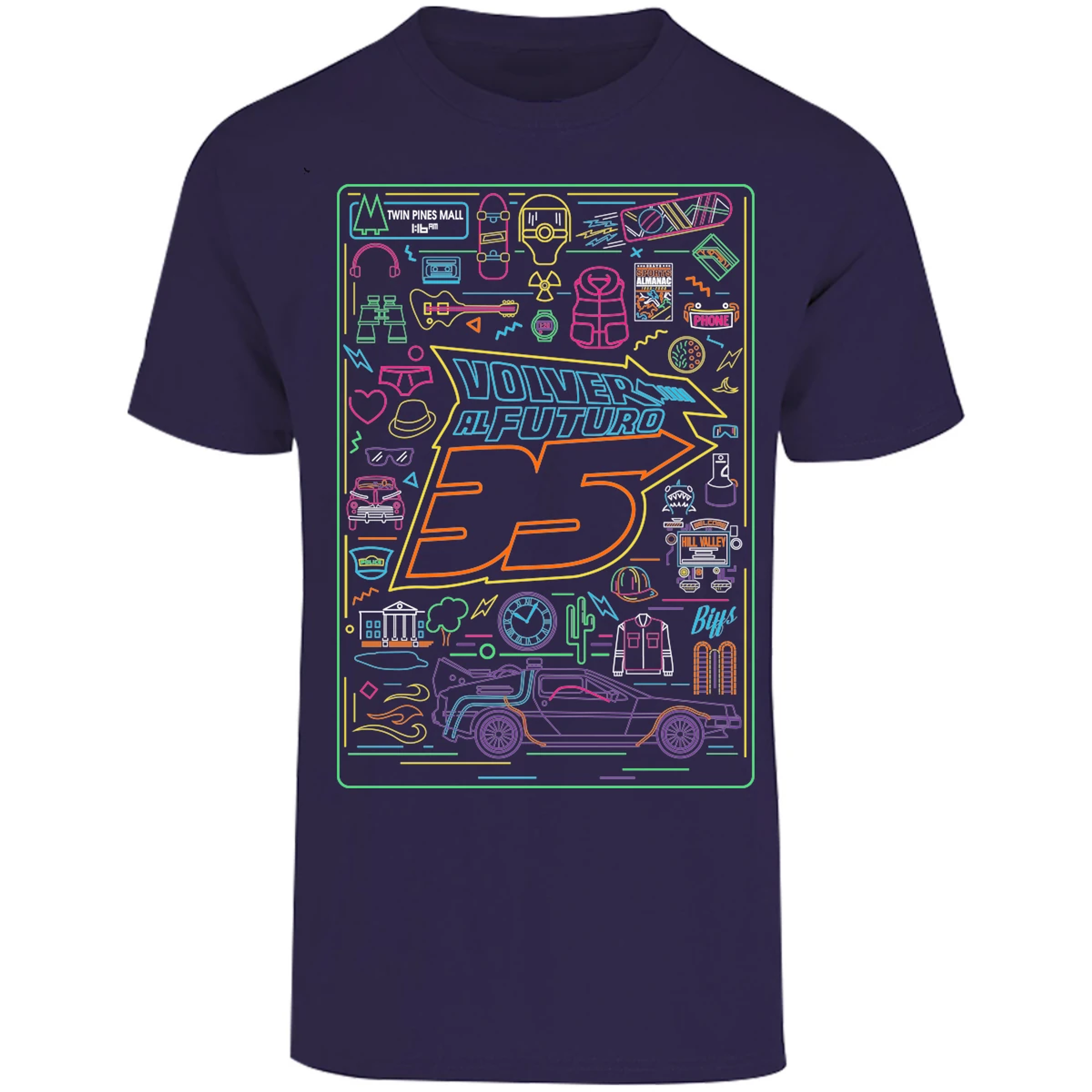 Playera Es De Series Y Peliculas Volver Al Futuro para Adulto 12