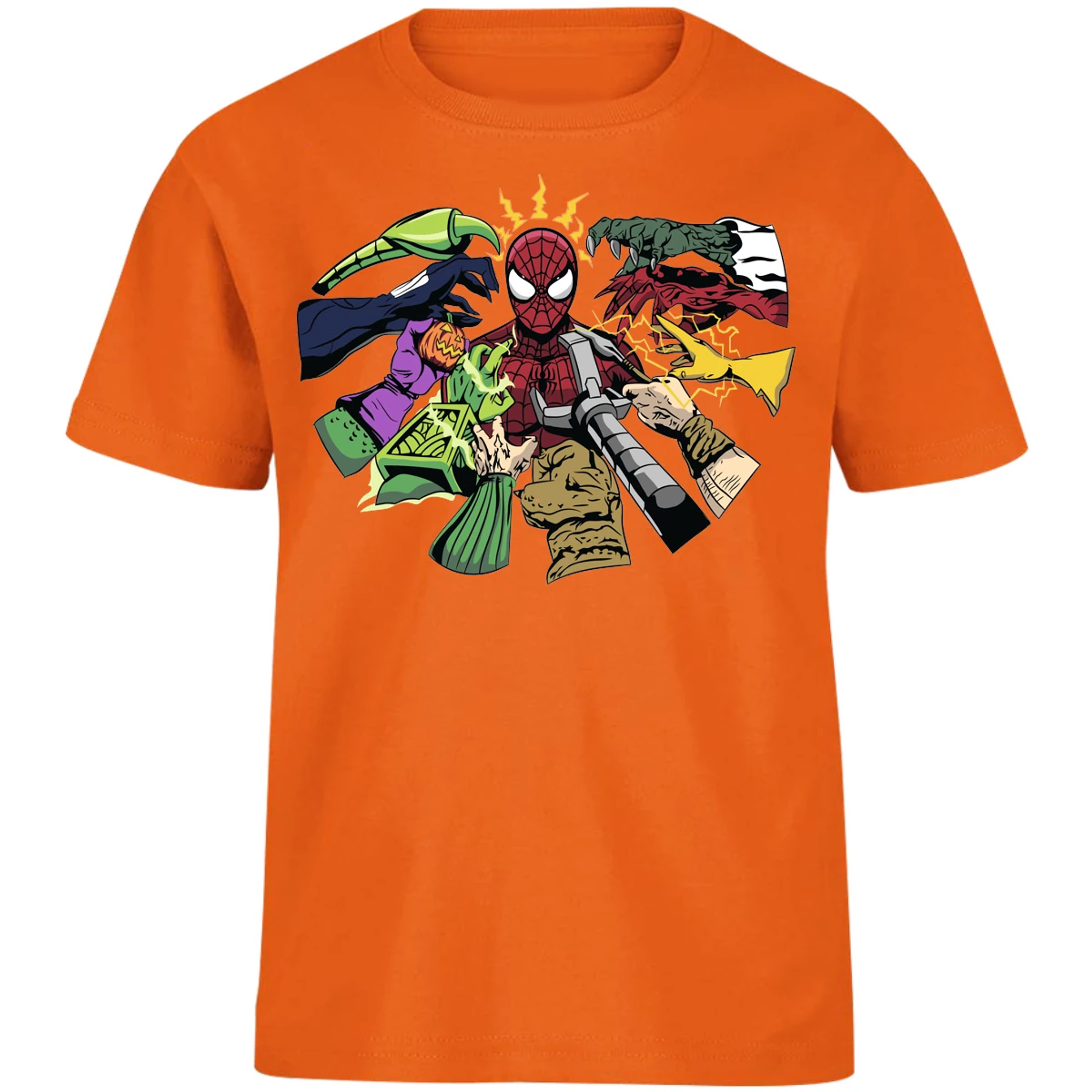 Playera Es De Series Y Peliculas Spiderman Manos Villanas para Niño 12