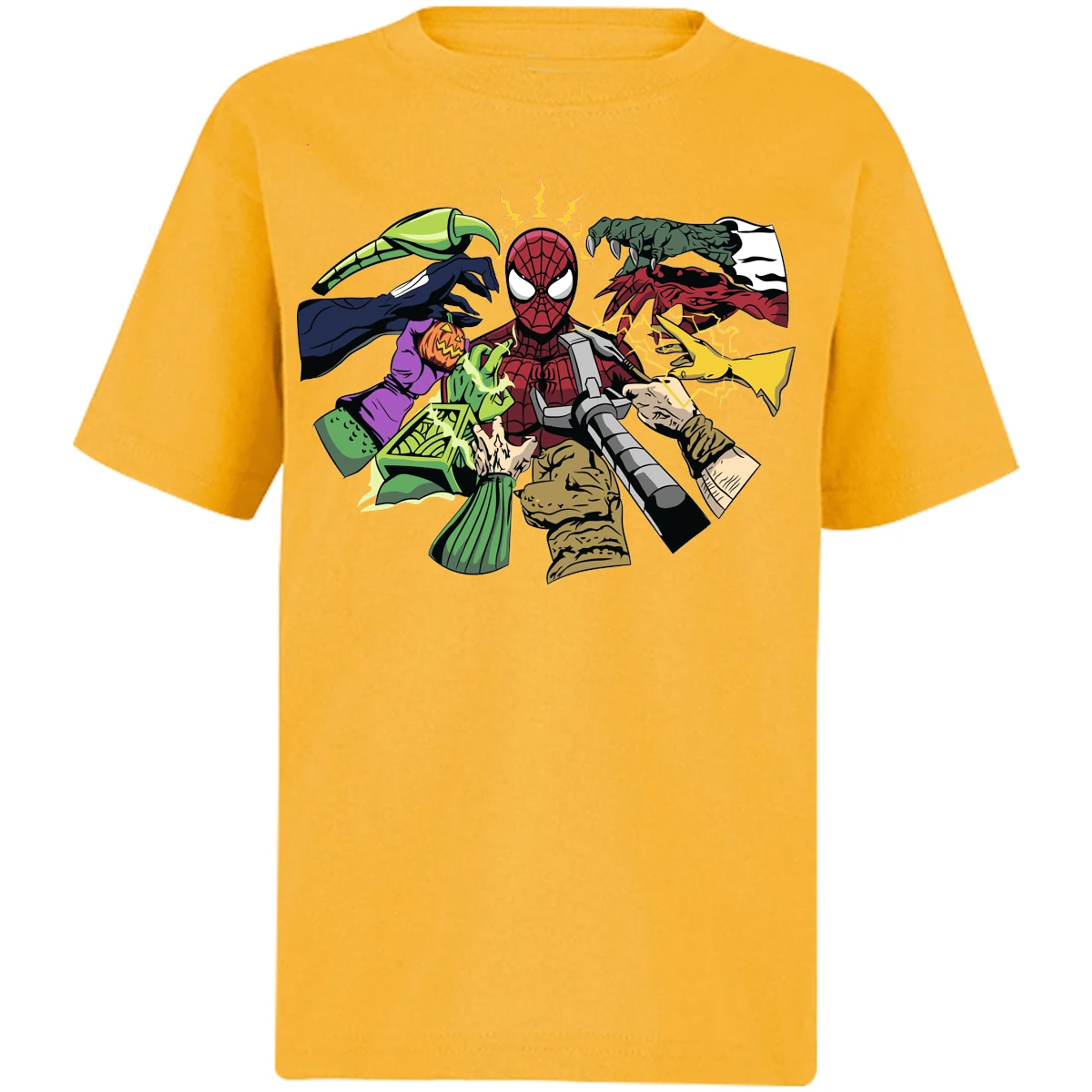 Playera Es De Series Y Peliculas Spiderman Manos Villanas para Niño 6