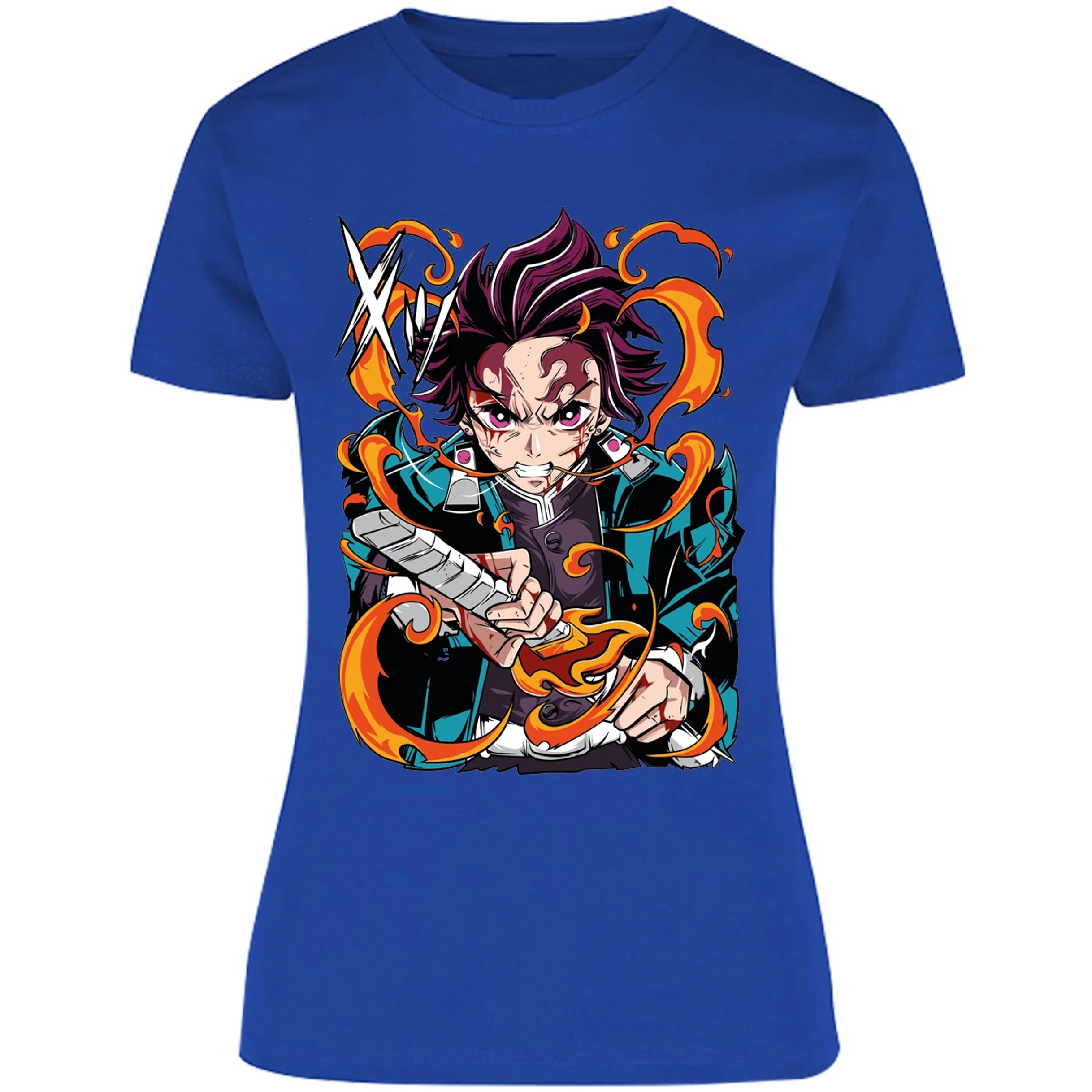 Blusa Demon Slayer Tanjiro Kamado Breath Blusa para Mujer 3