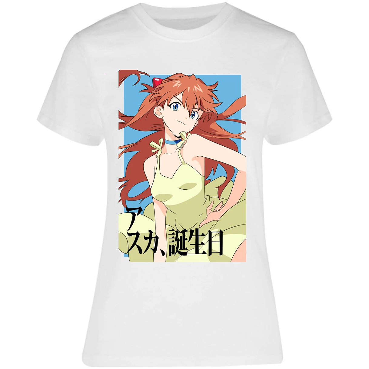 Blusa Evangelion Asuka Anime Blusa para Mujer 11
