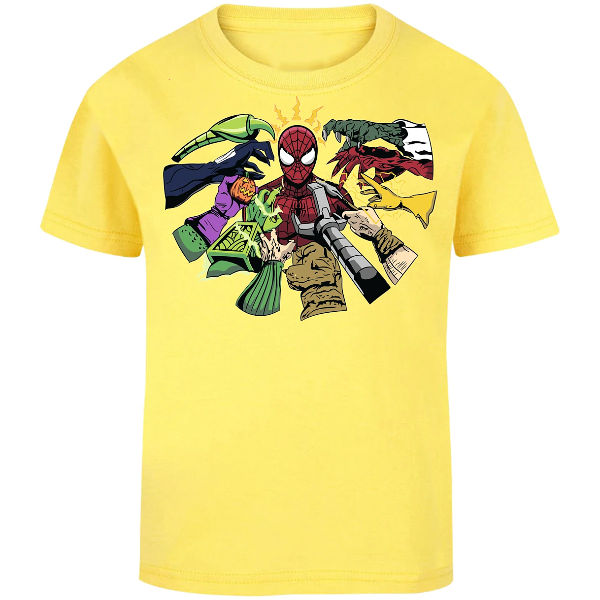 Playera Es De Series Y Peliculas Spiderman Manos Villanas para Niño 8