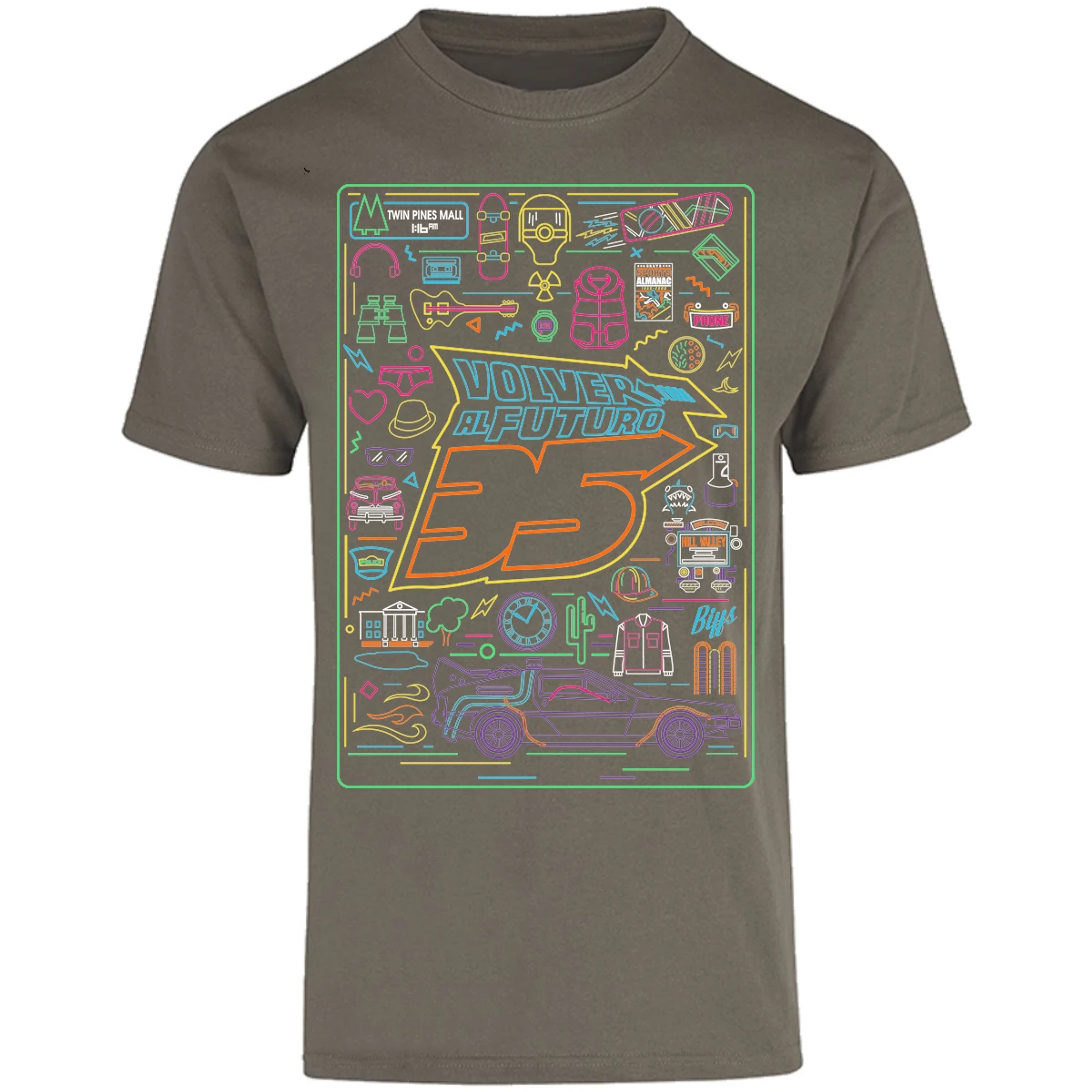 Playera Es De Series Y Peliculas Volver Al Futuro para Adulto 24