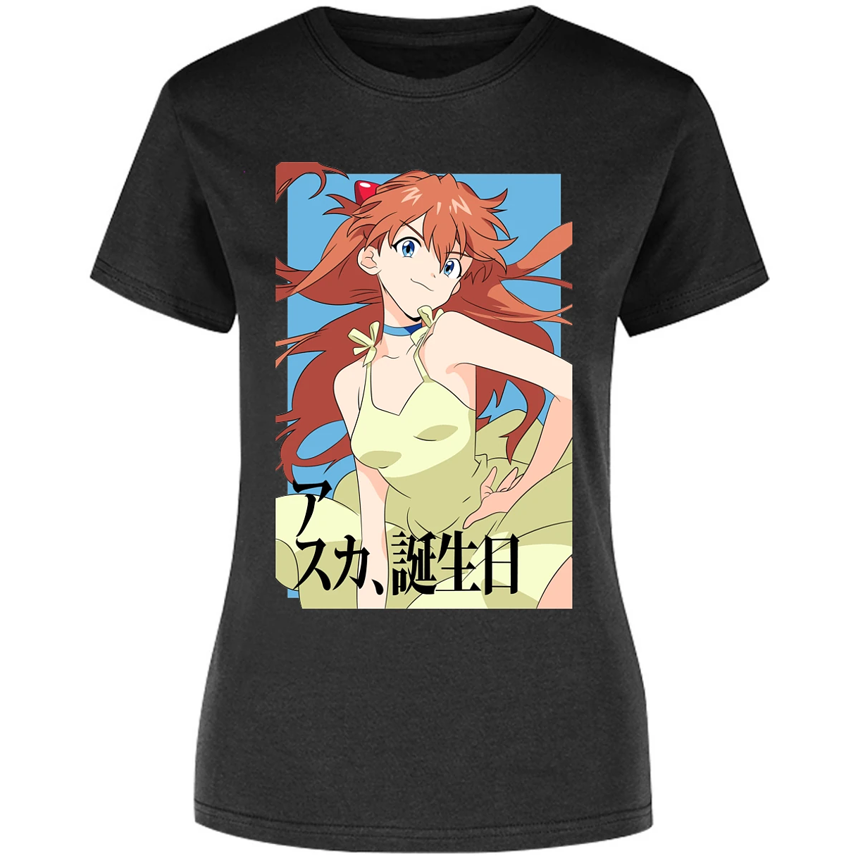 Blusa Evangelion Asuka Anime Blusa para Mujer 10
