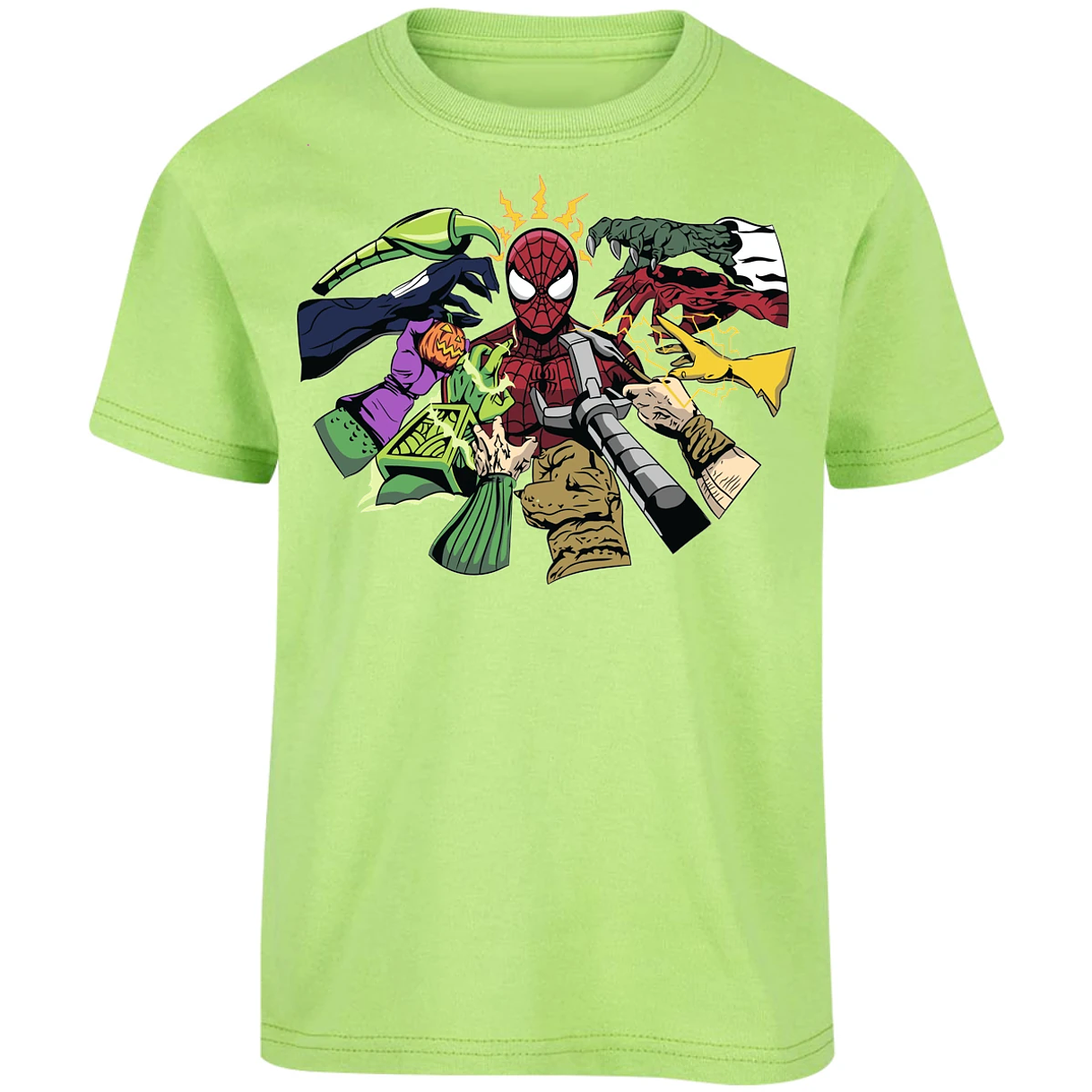 Playera Es De Series Y Peliculas Spiderman Manos Villanas para Niño 9