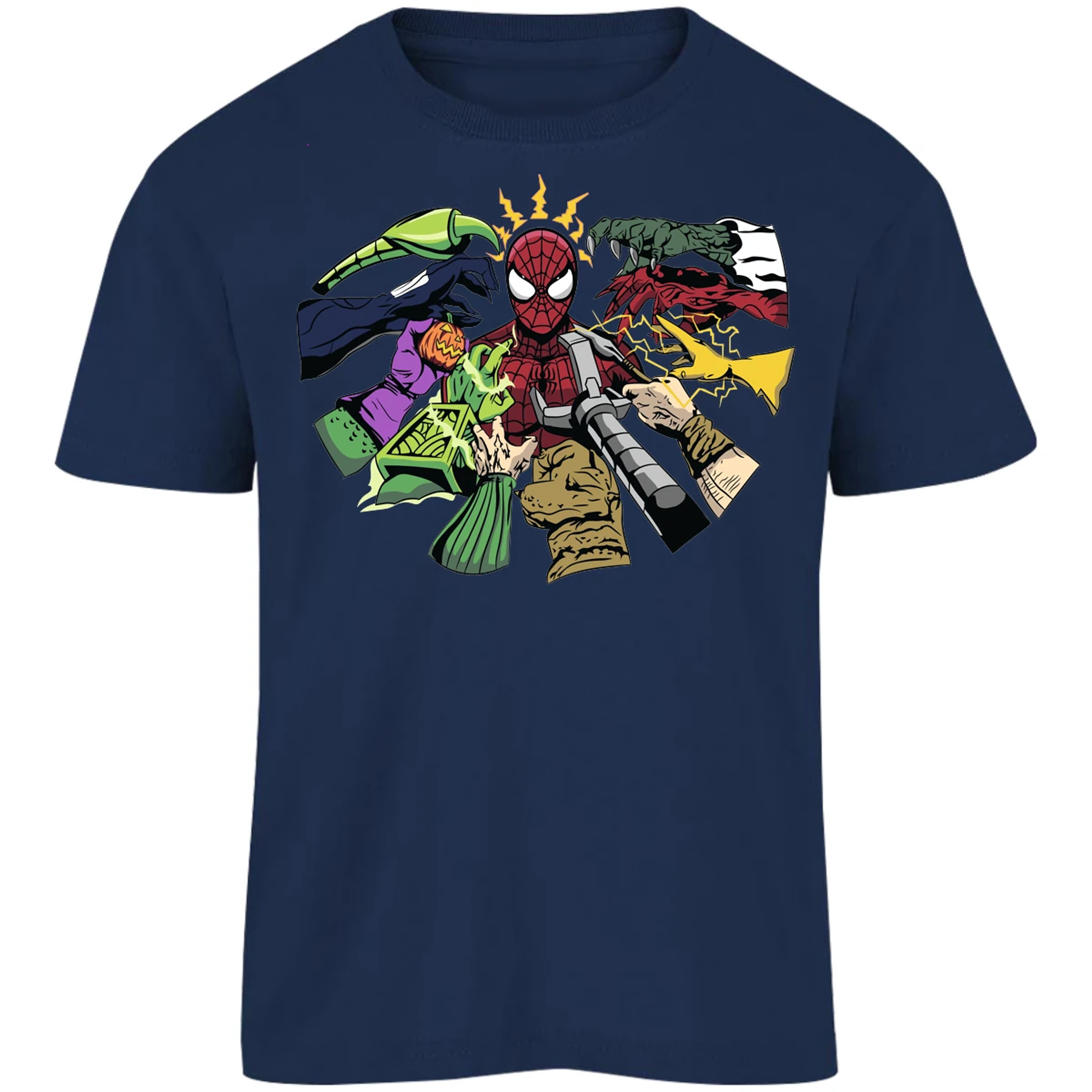 Playera Es De Series Y Peliculas Spiderman Manos Villanas para Niño 10
