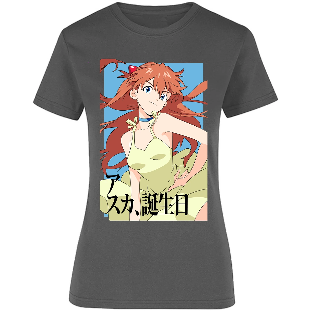 Blusa Evangelion Asuka Anime Blusa para Mujer 5