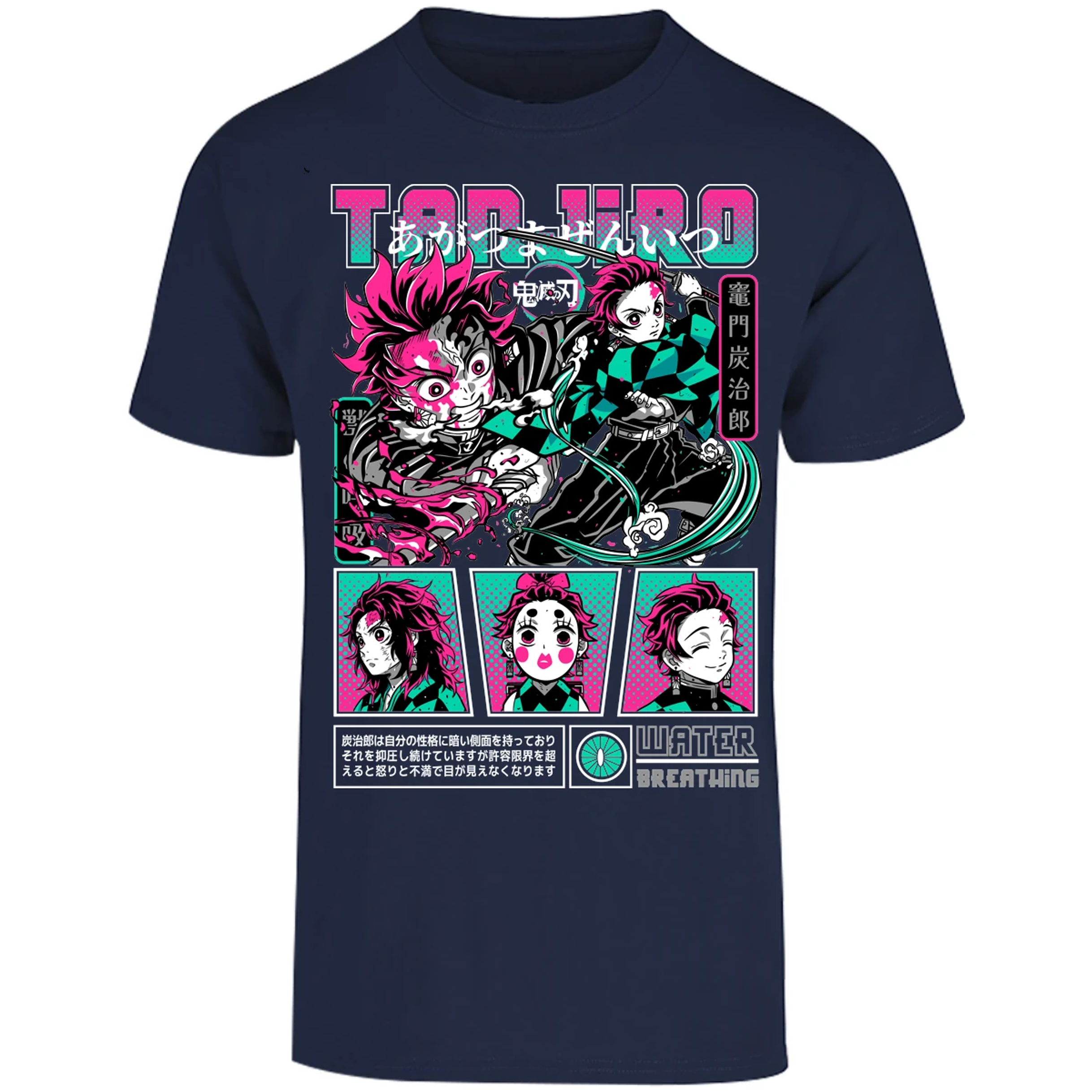Playera Demon Slayer Tanjiro para Adulto 7
