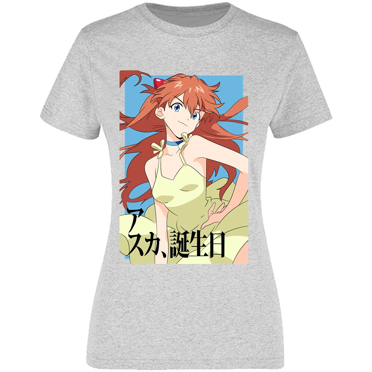 Blusa Evangelion Asuka Anime Blusa para Mujer 9
