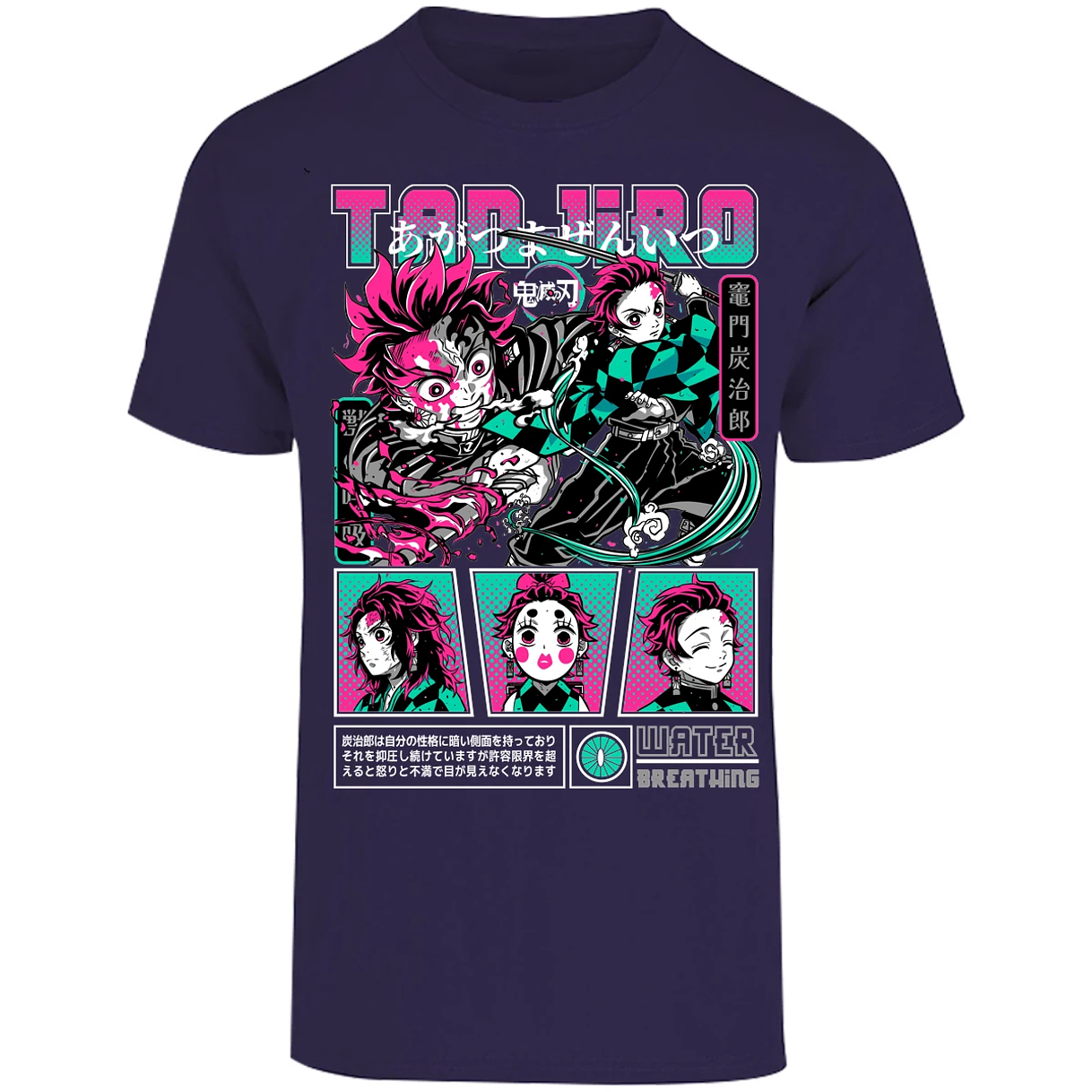 Playera Demon Slayer Tanjiro para Adulto 10