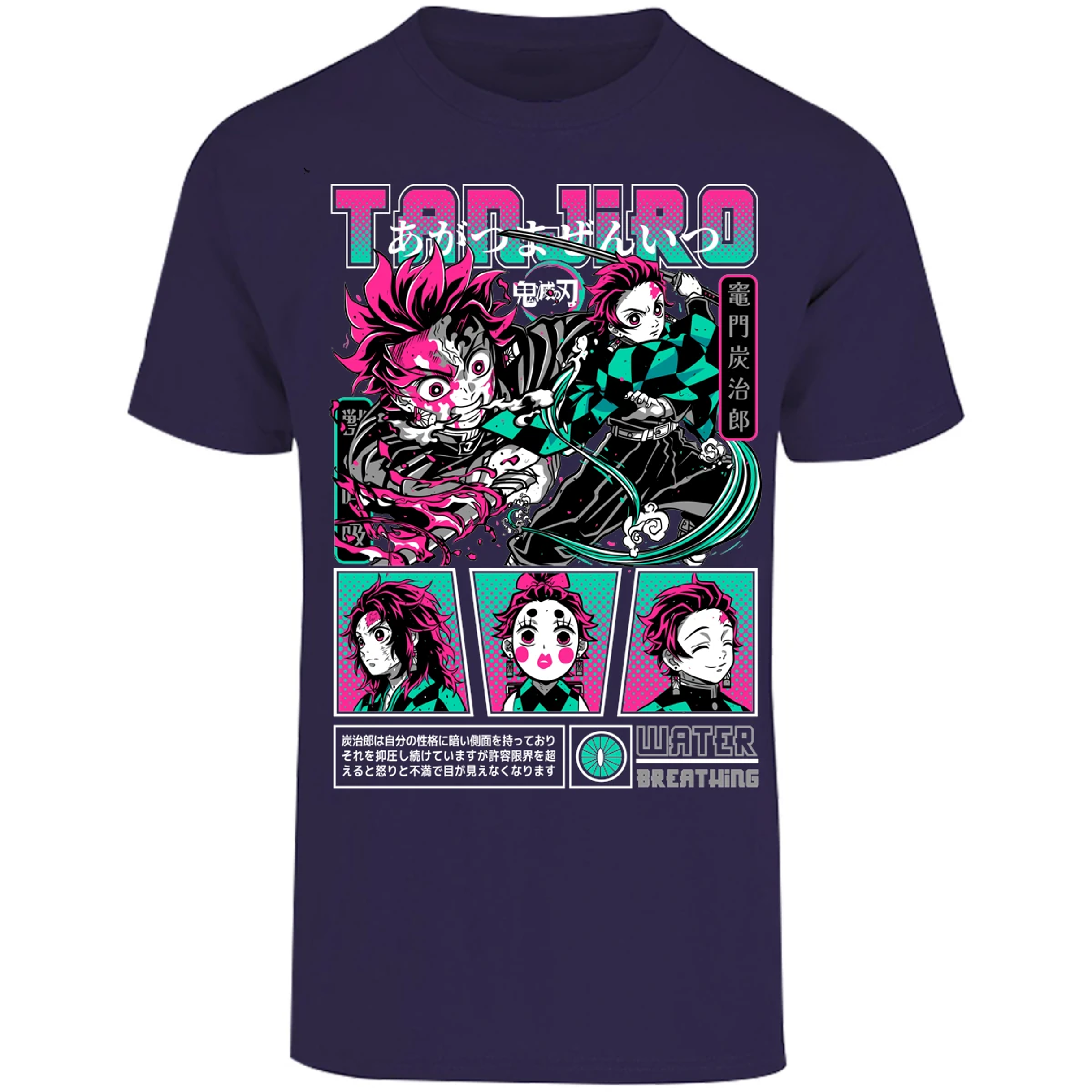 Playera Demon Slayer Tanjiro para Adulto 10