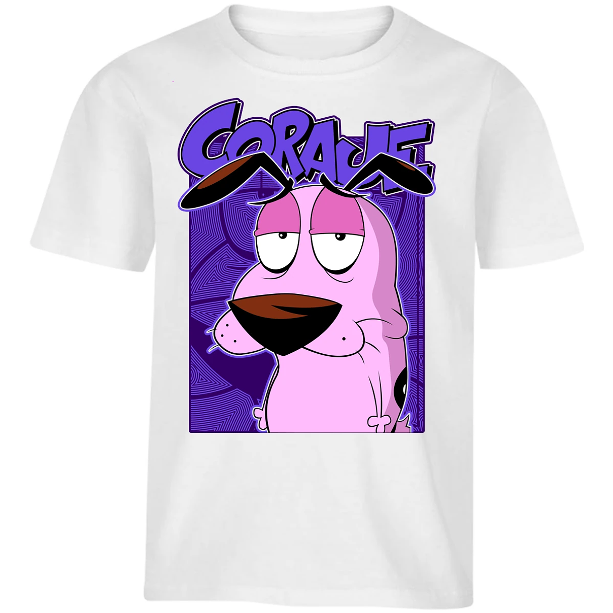 Playera Es De Series Y Peliculas Coraje para Niño 14