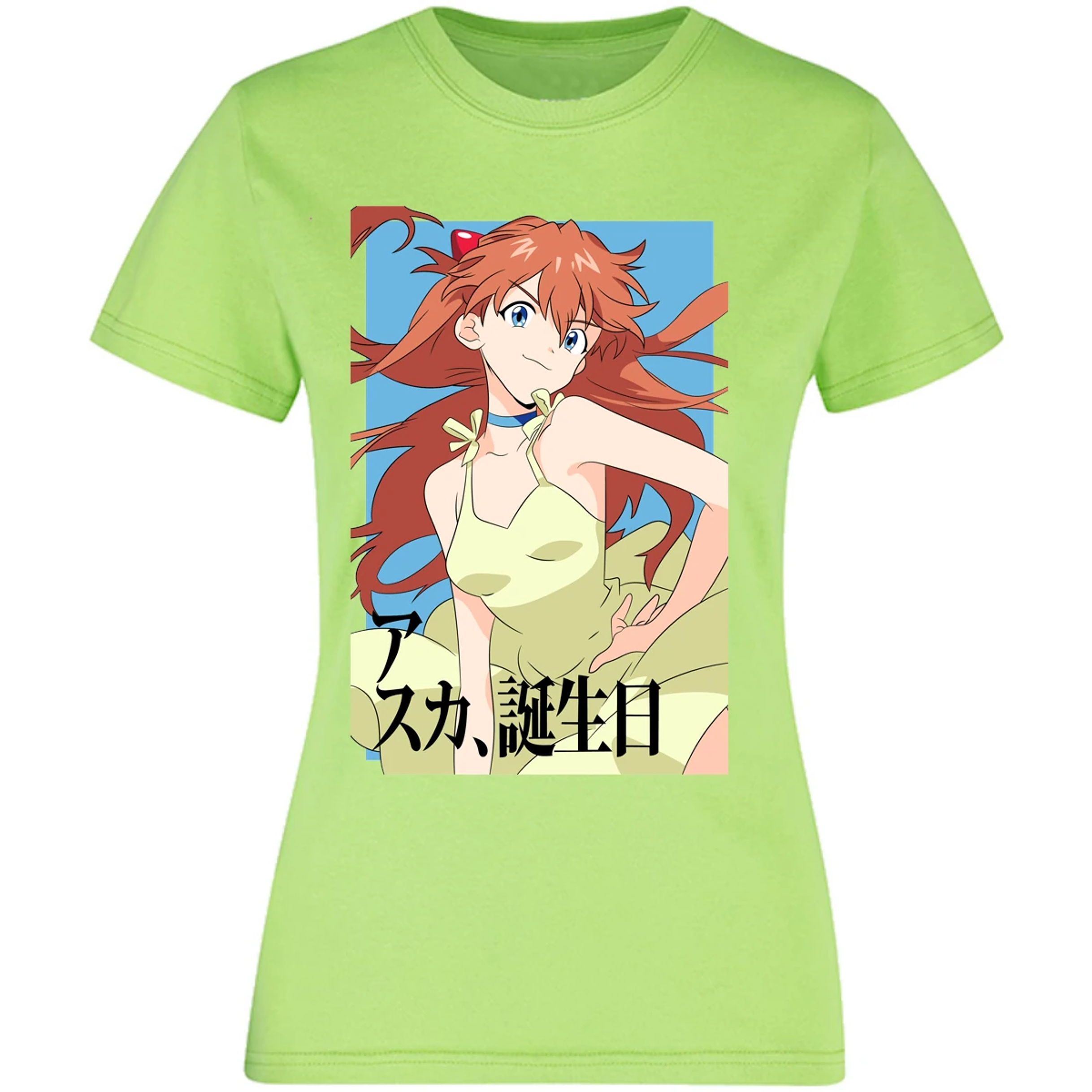 Blusa Evangelion Asuka Anime Blusa para Mujer 1