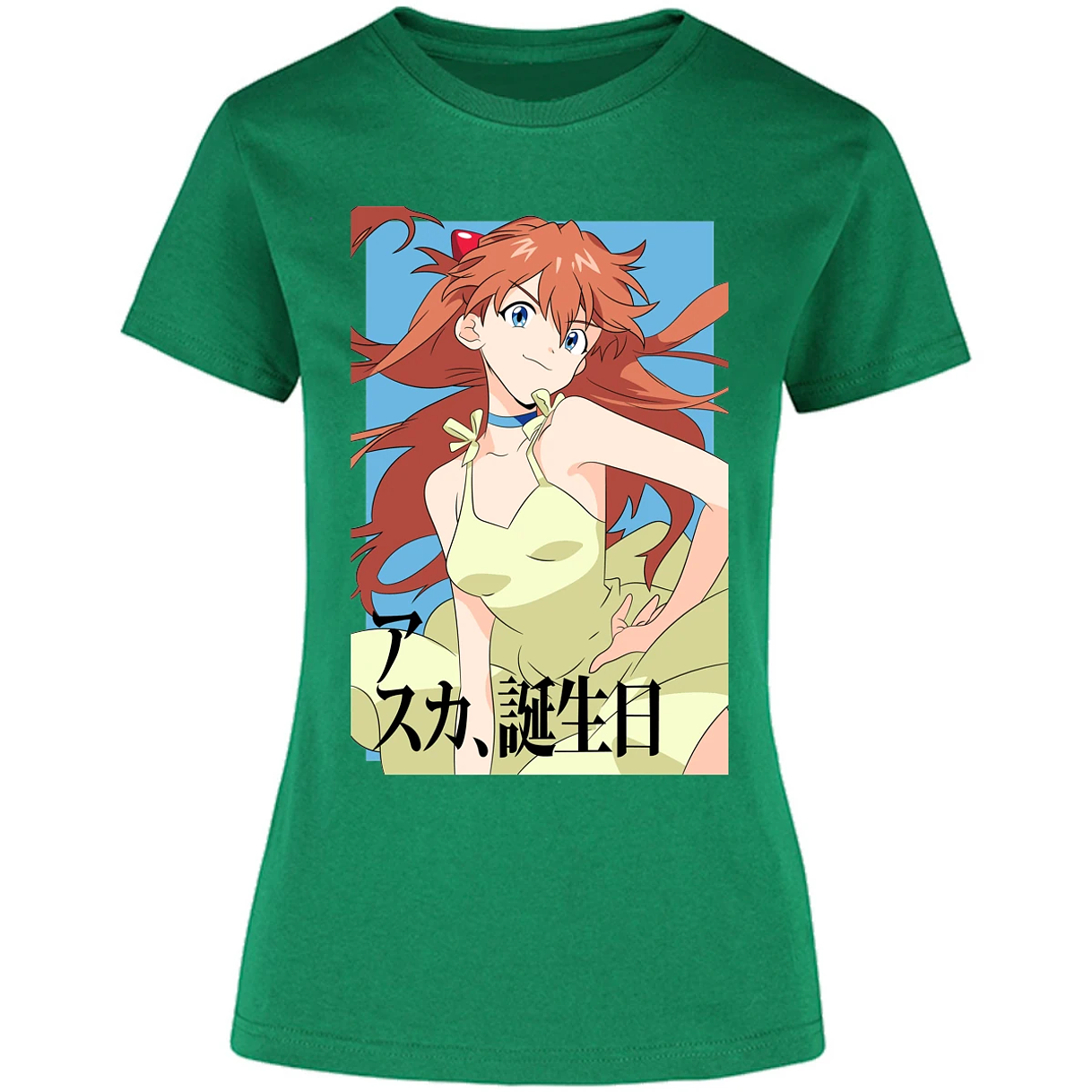 Blusa Evangelion Asuka Anime Blusa para Mujer 13