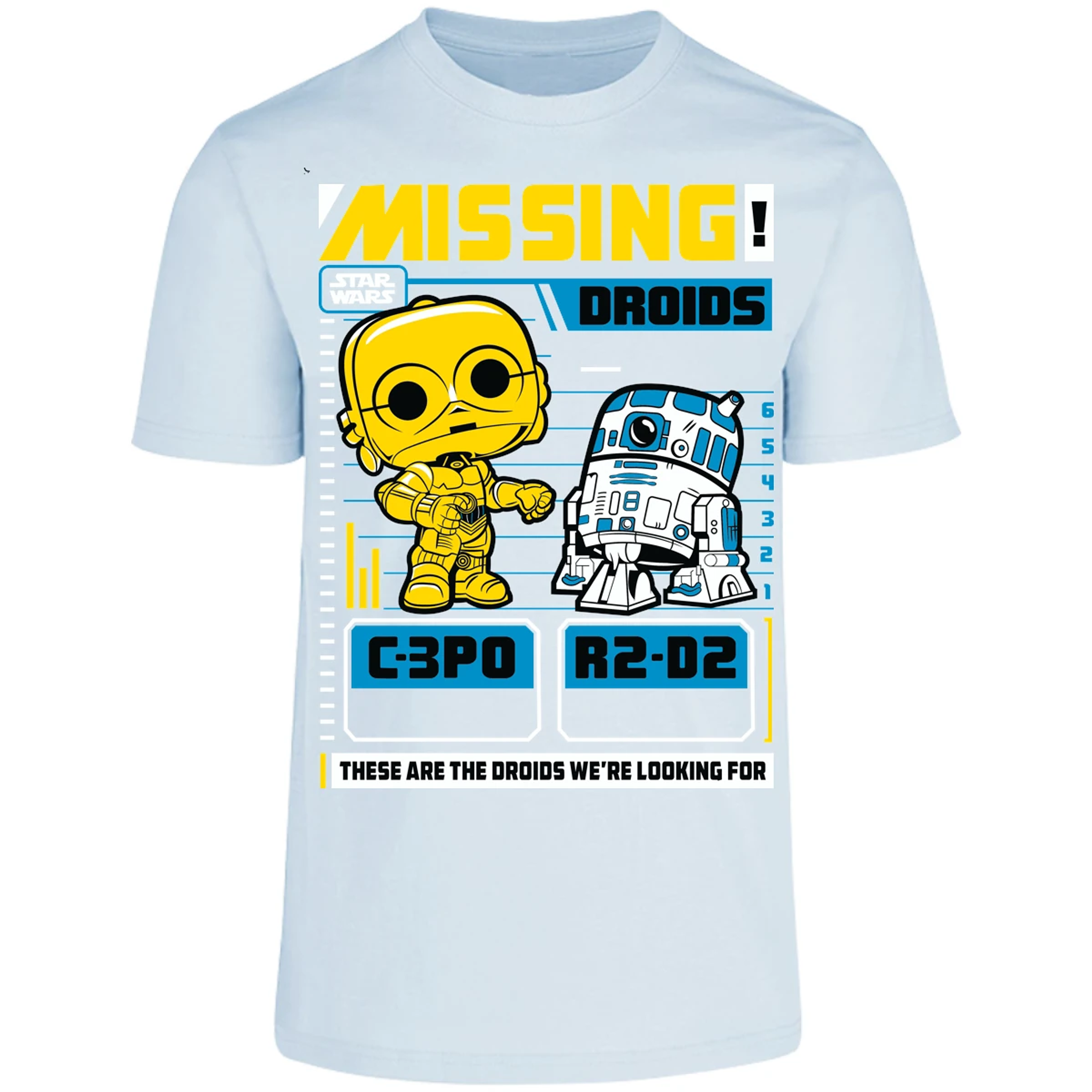 Playera Es De Series Y Peliculas Funko Missing Droids para Adulto 19