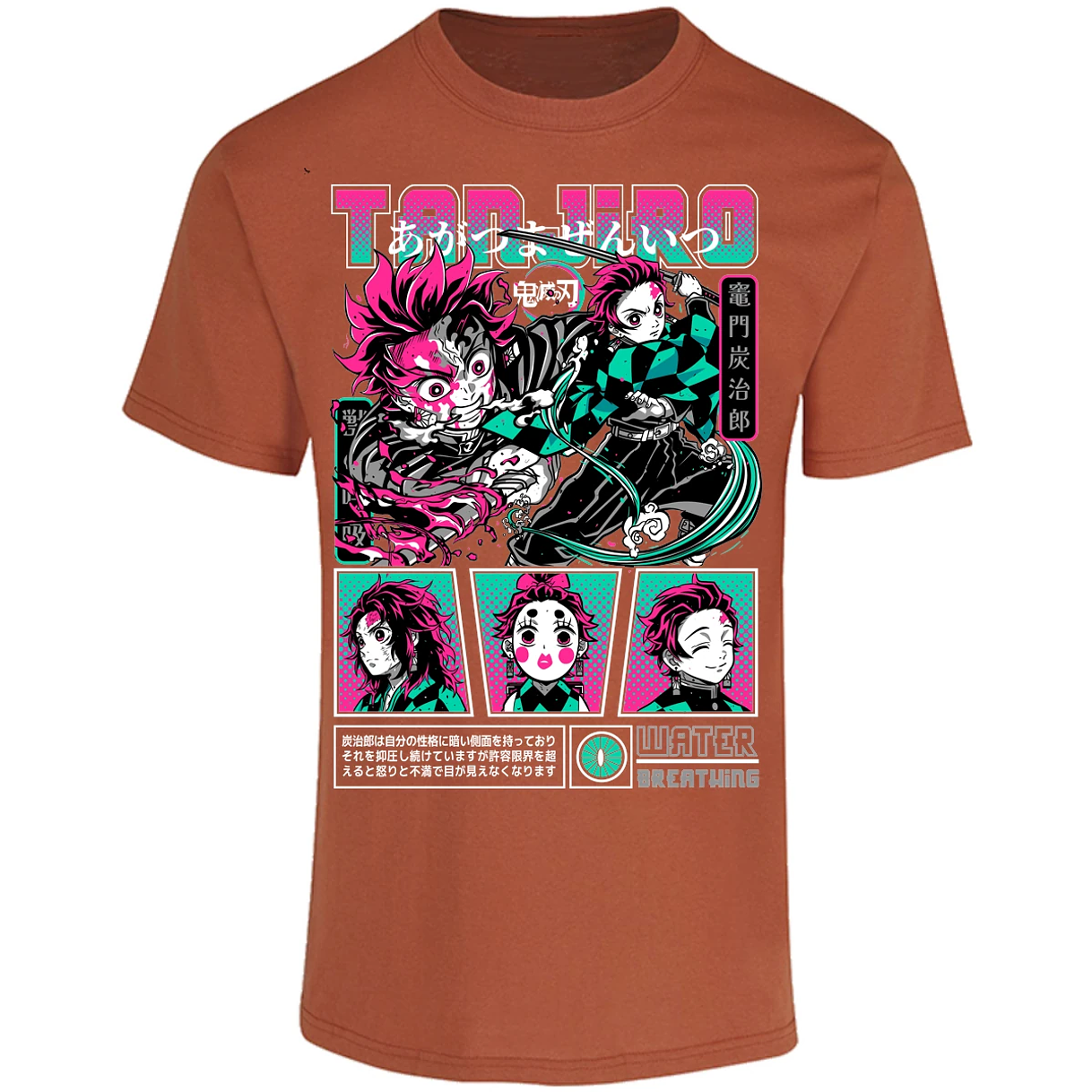 Playera Demon Slayer Tanjiro para Adulto 25