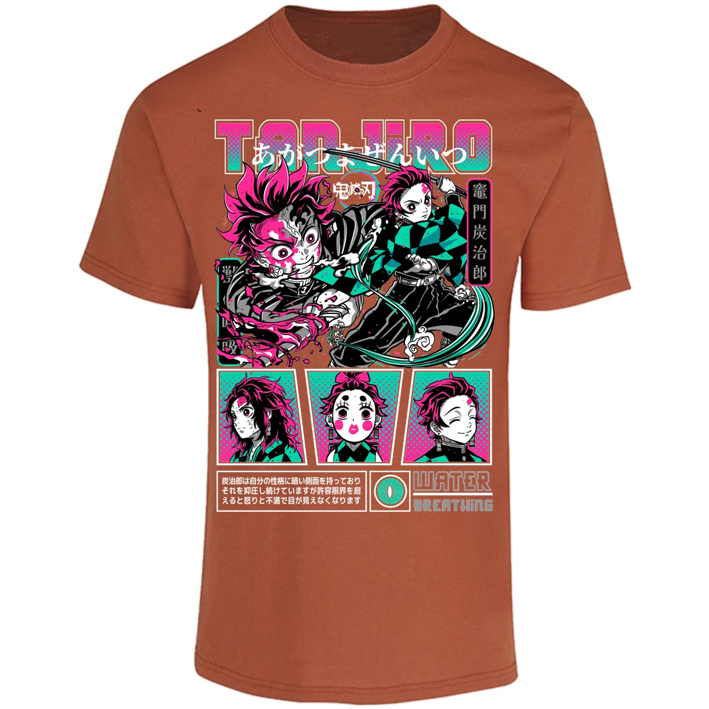 Playera Demon Slayer Tanjiro para Adulto 25