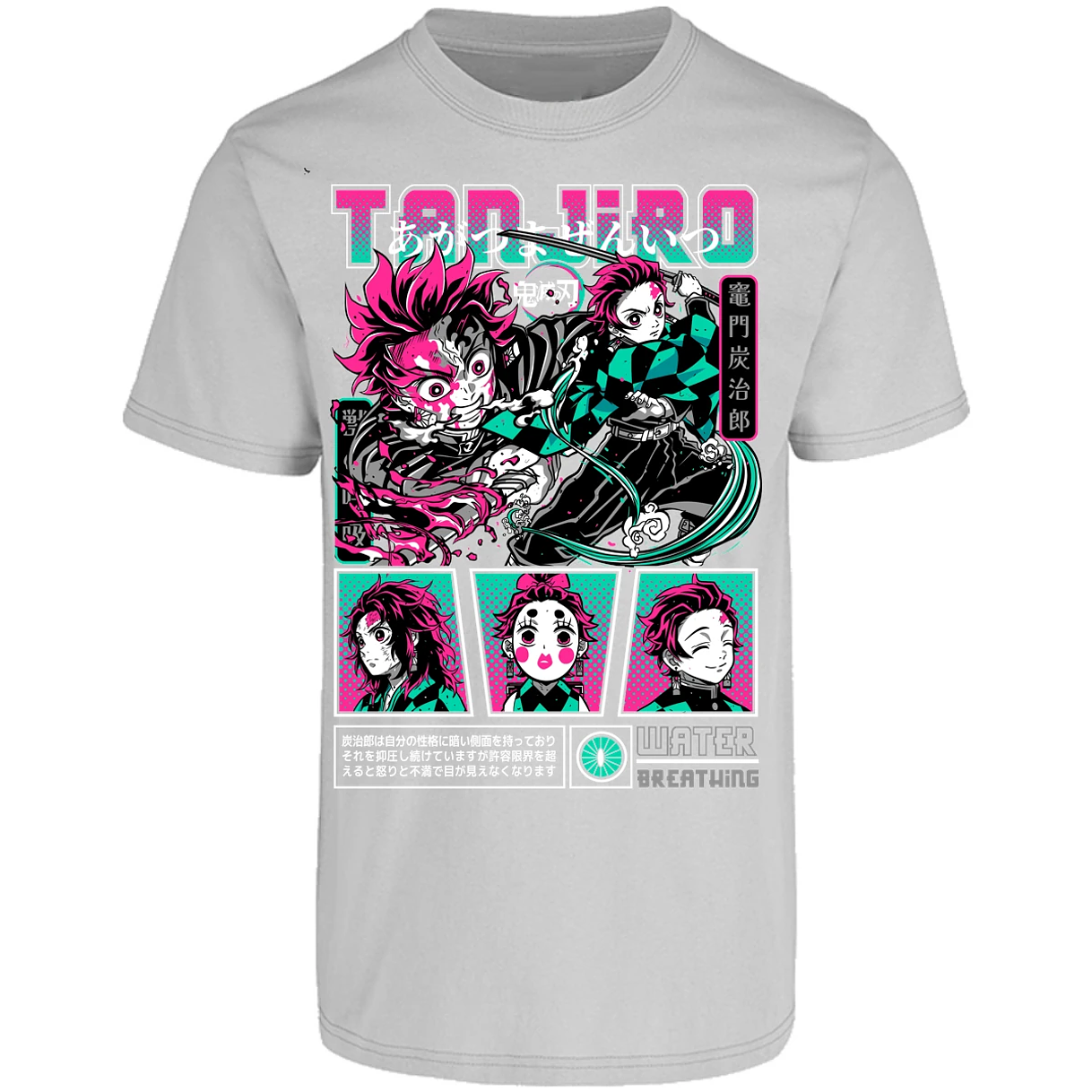 Playera Demon Slayer Tanjiro para Adulto 9