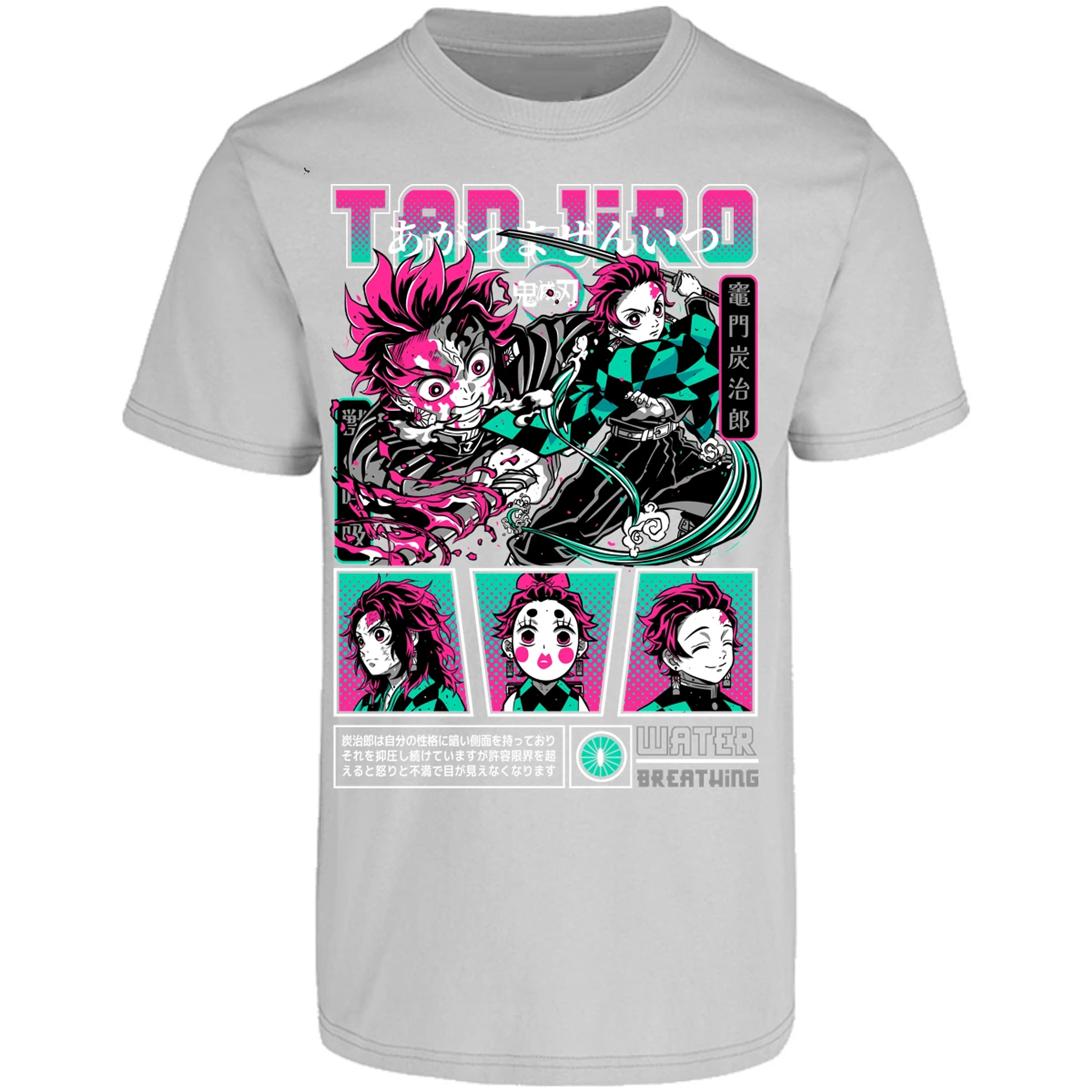 Playera Demon Slayer Tanjiro para Adulto 9