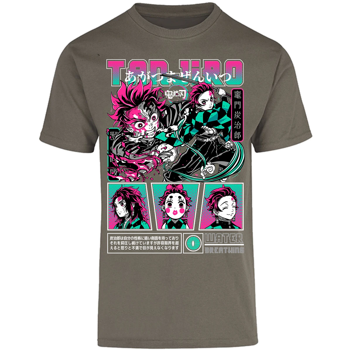 Playera Demon Slayer Tanjiro para Adulto 18